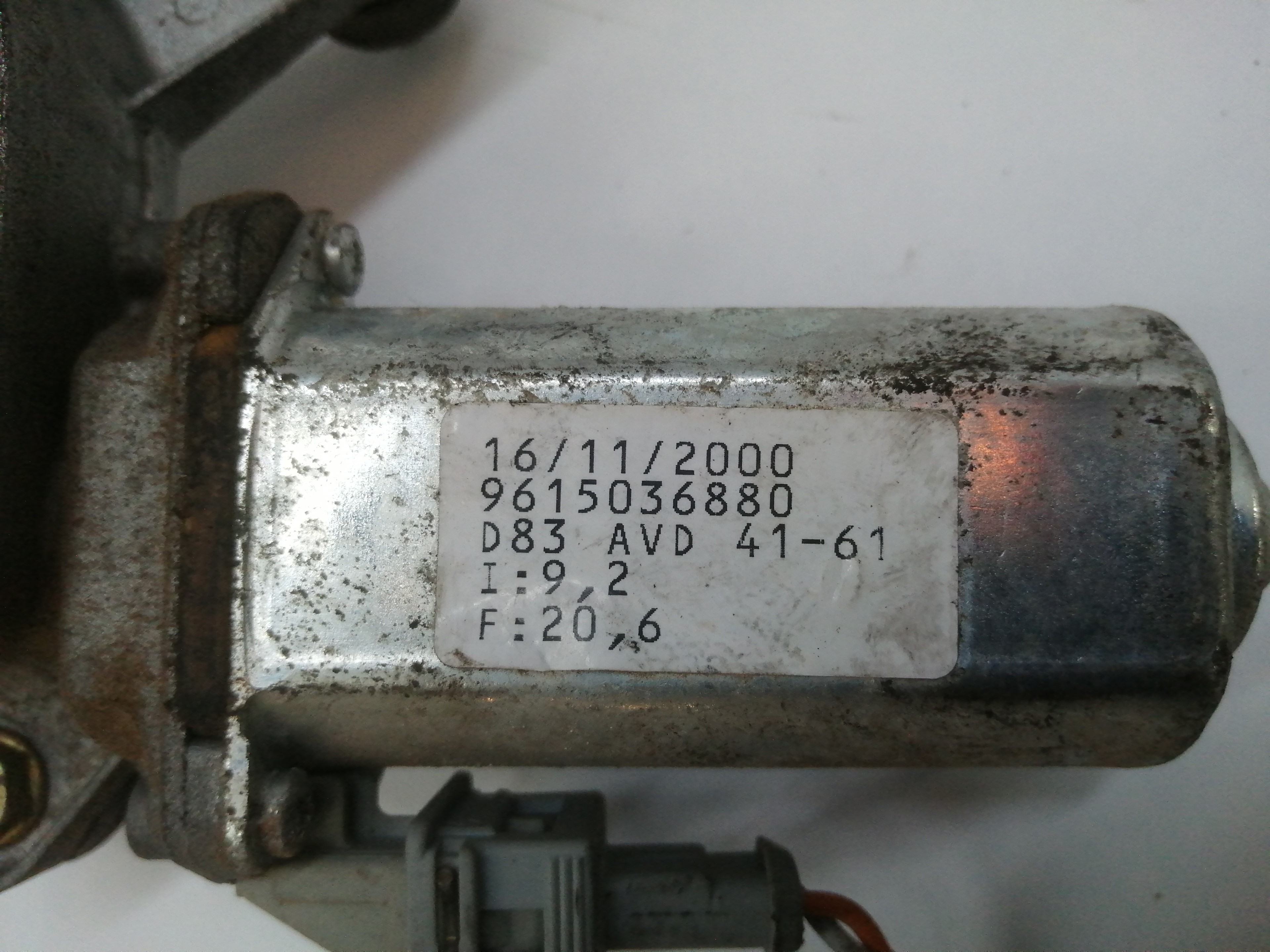 PEUGEOT 406 1 generation (1995-2004) Vindusregulator foran høyre dør 9222K5 18582882