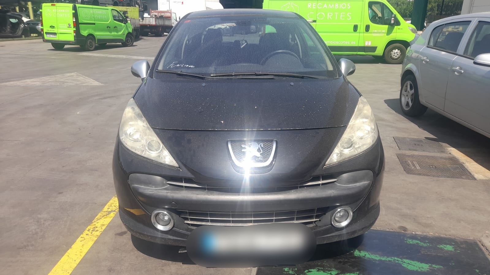 PEUGEOT 207 1 generation (2006-2009) Oglindă ușă laterală dreapta 8151JF 25434599