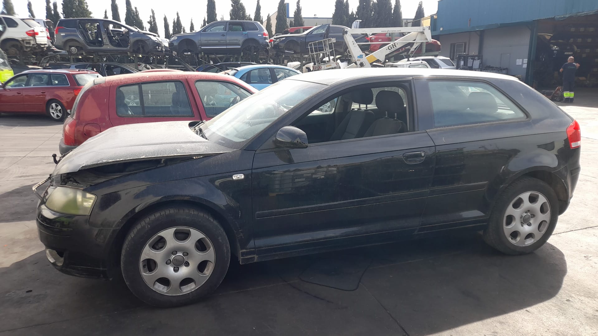 AUDI A2 8Z (1999-2005) Jobb első ajtó ablakemelője 8P3837462C 18659582