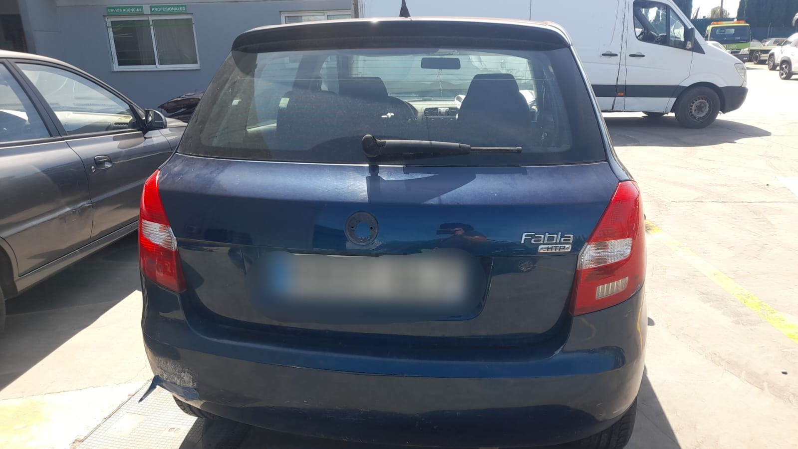 SKODA Fabia 2 generation  (2010-2014) Porte arrière droite 5J6833056 25691034