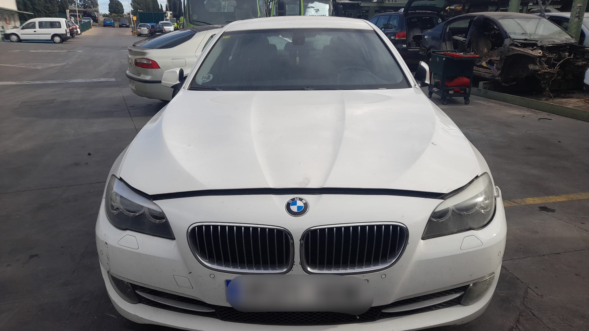 BMW 5 Series F10/F11 (2009-2017) Priekinis dešinys variklio dangčio (kapoto) amortizatorius 5123488165302 21758350