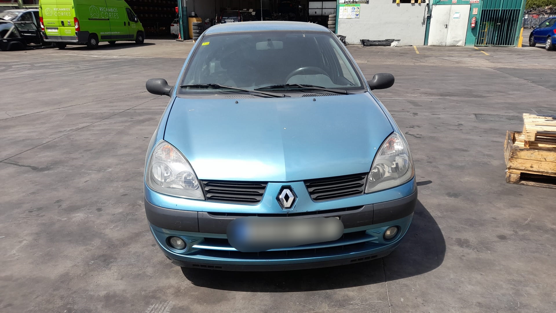 RENAULT Clio 2 generation (1998-2013) Galinės kairės durys 7751469451 18655099