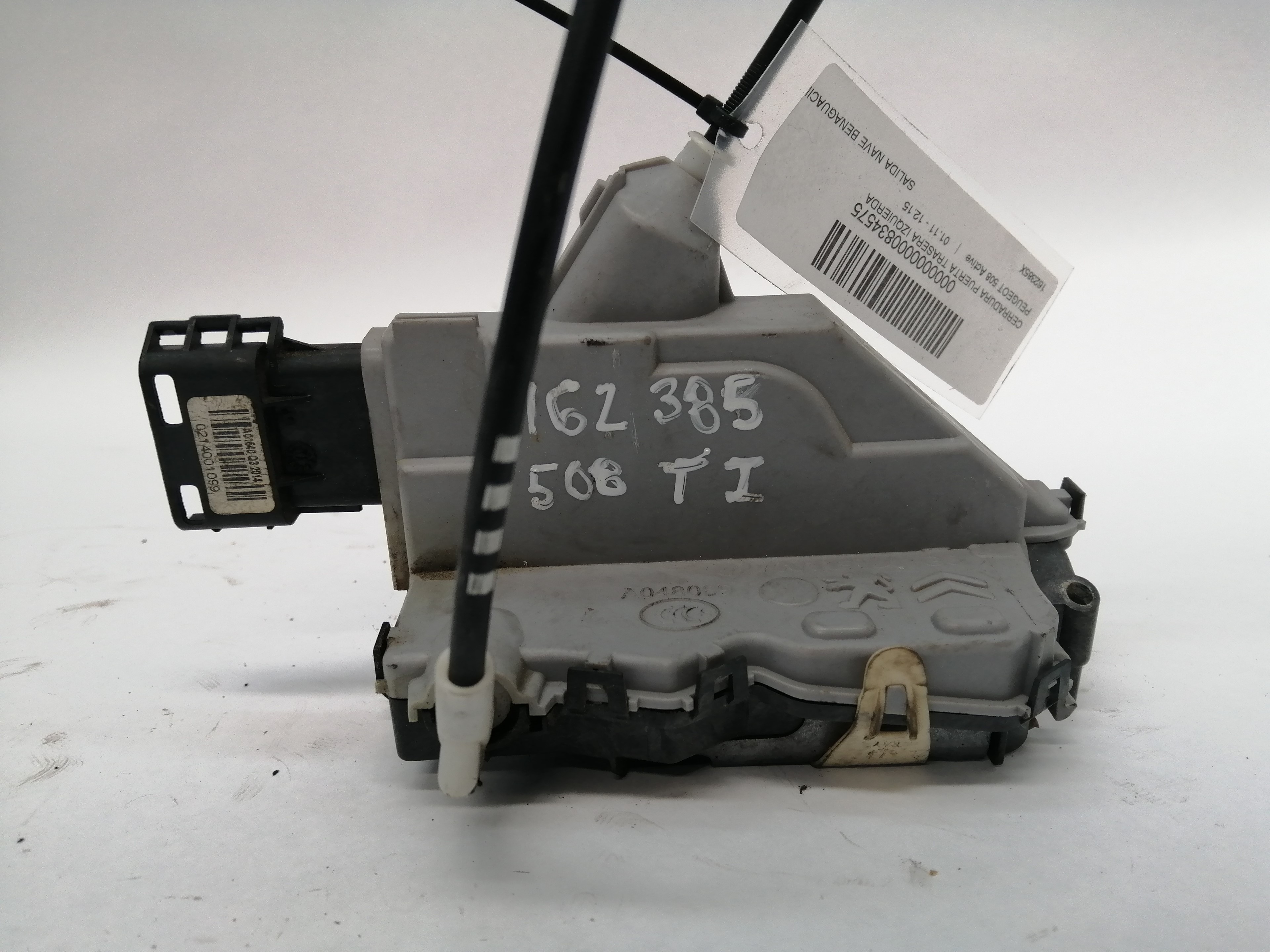 PEUGEOT 508 1 generation (2010-2020) Rear Left Door Lock 9800626280 18547009