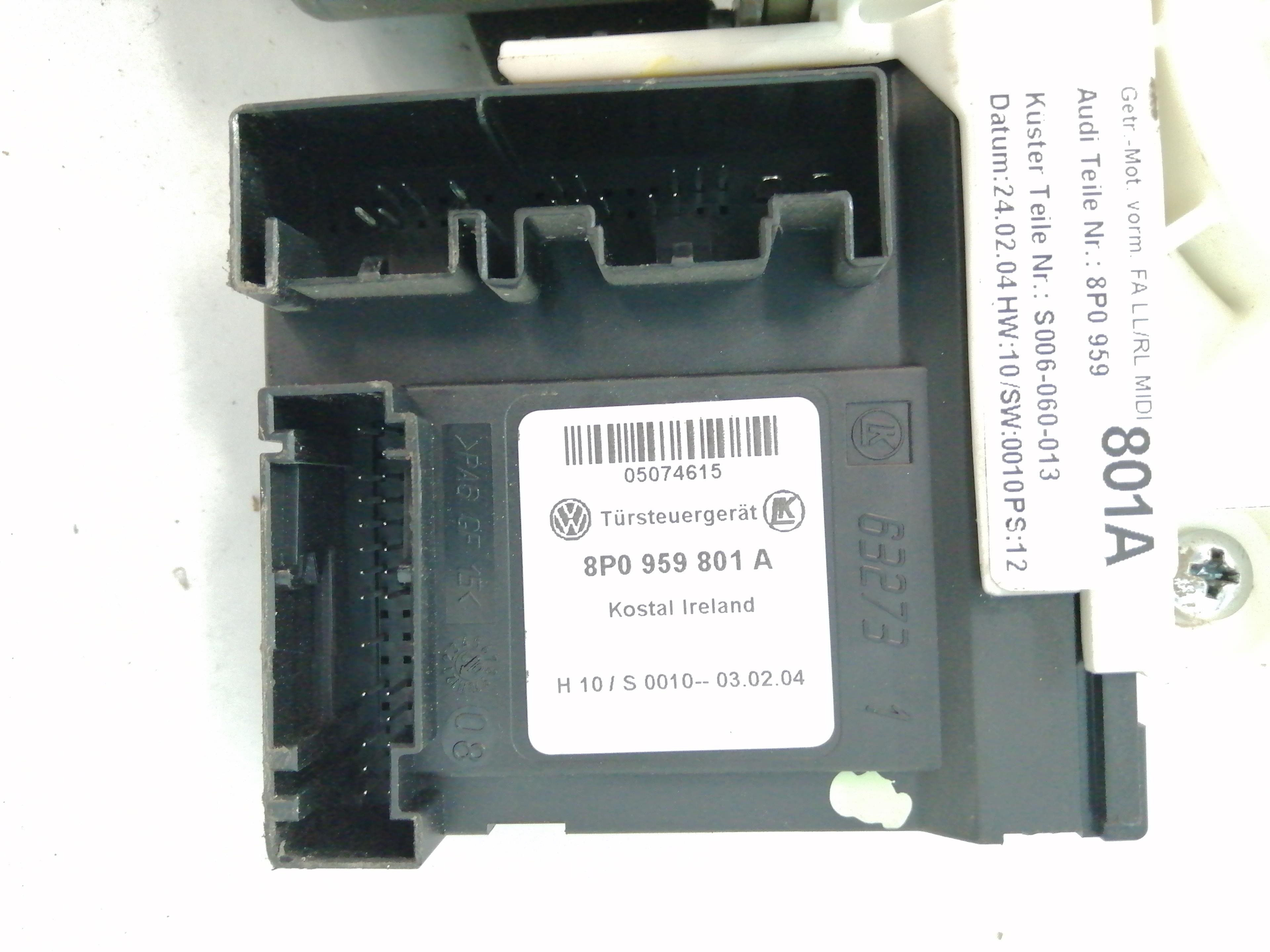 AUDI A3 8P (2003-2013) Regulator de geam ușă stânga față 8P3837461C 25690715