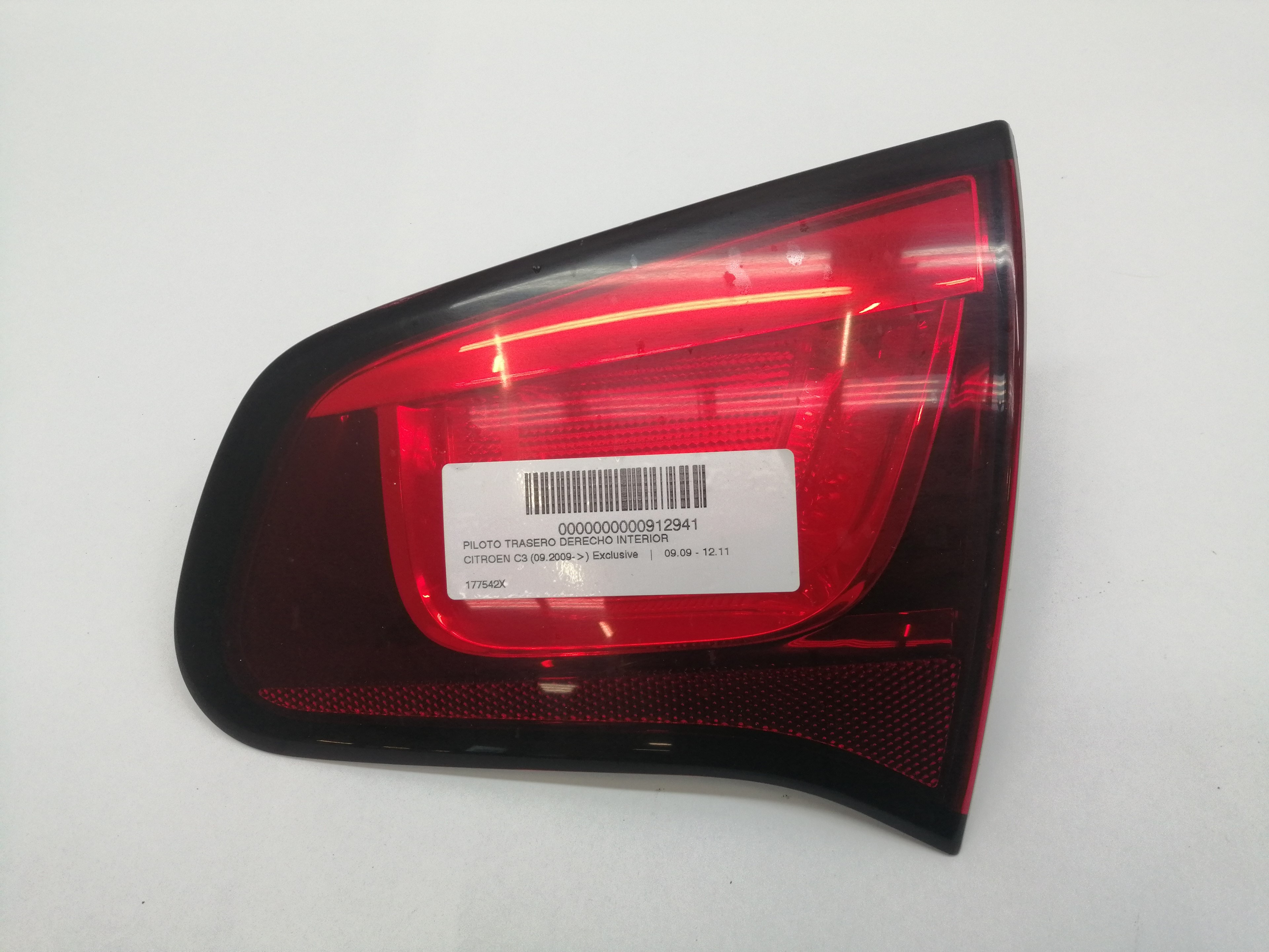 CITROËN C1 1 generation (2005-2016) Rear Right Taillight Lamp 6351JC 24015762