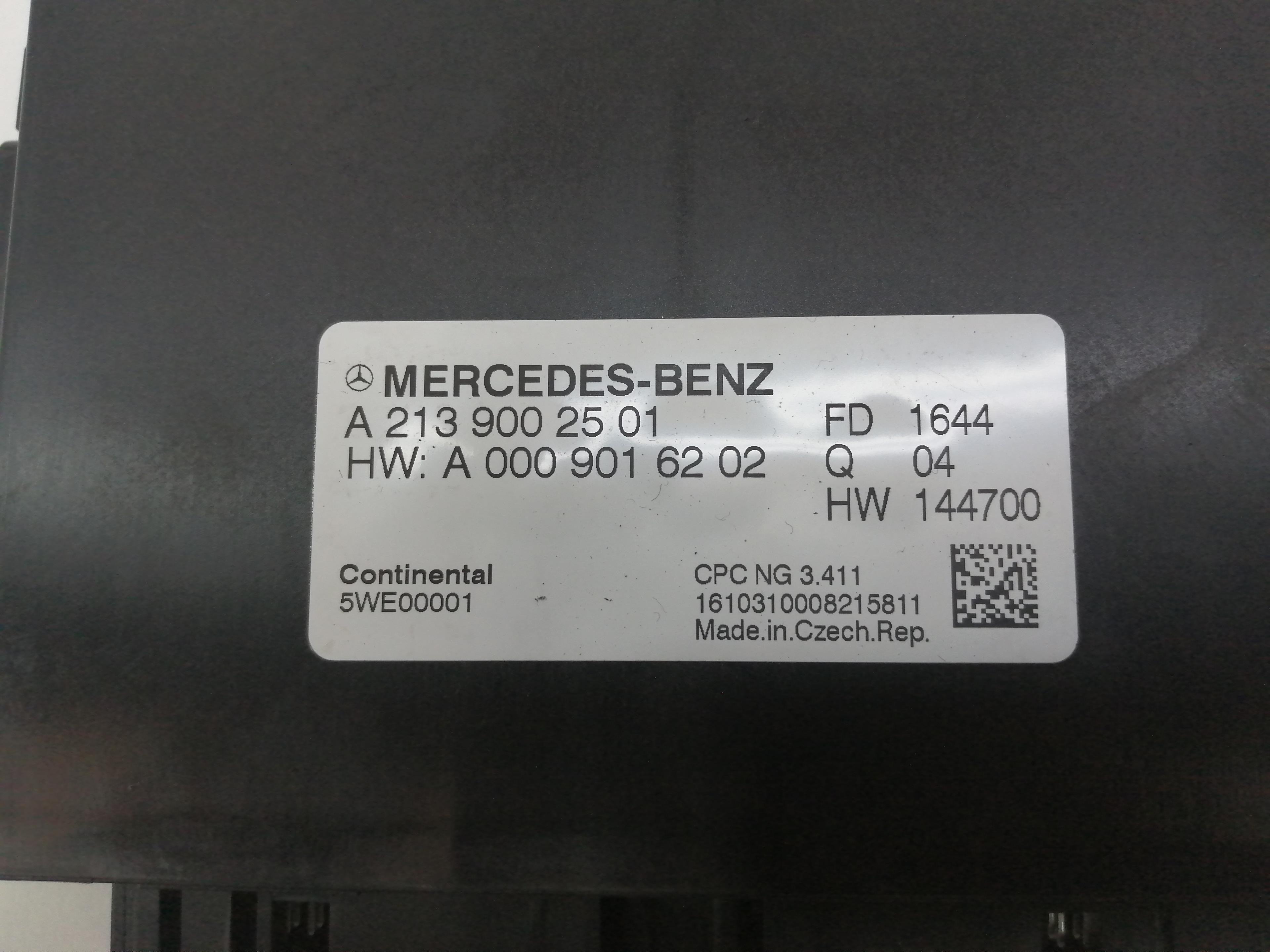 MERCEDES-BENZ E-Class W213/S213/C238/A238 (2016-2024) Vaihteiston ohjausyksikkö A2139002501, A2139002501 24032626