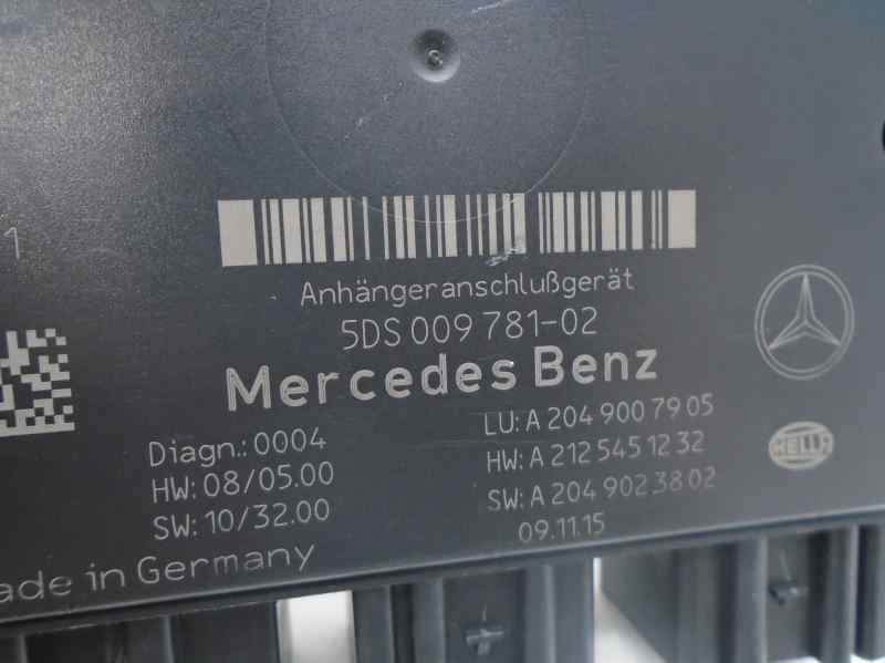 MERCEDES-BENZ C-Class W204/S204/C204 (2004-2015) Другие блоки управления A2049007905 27509175