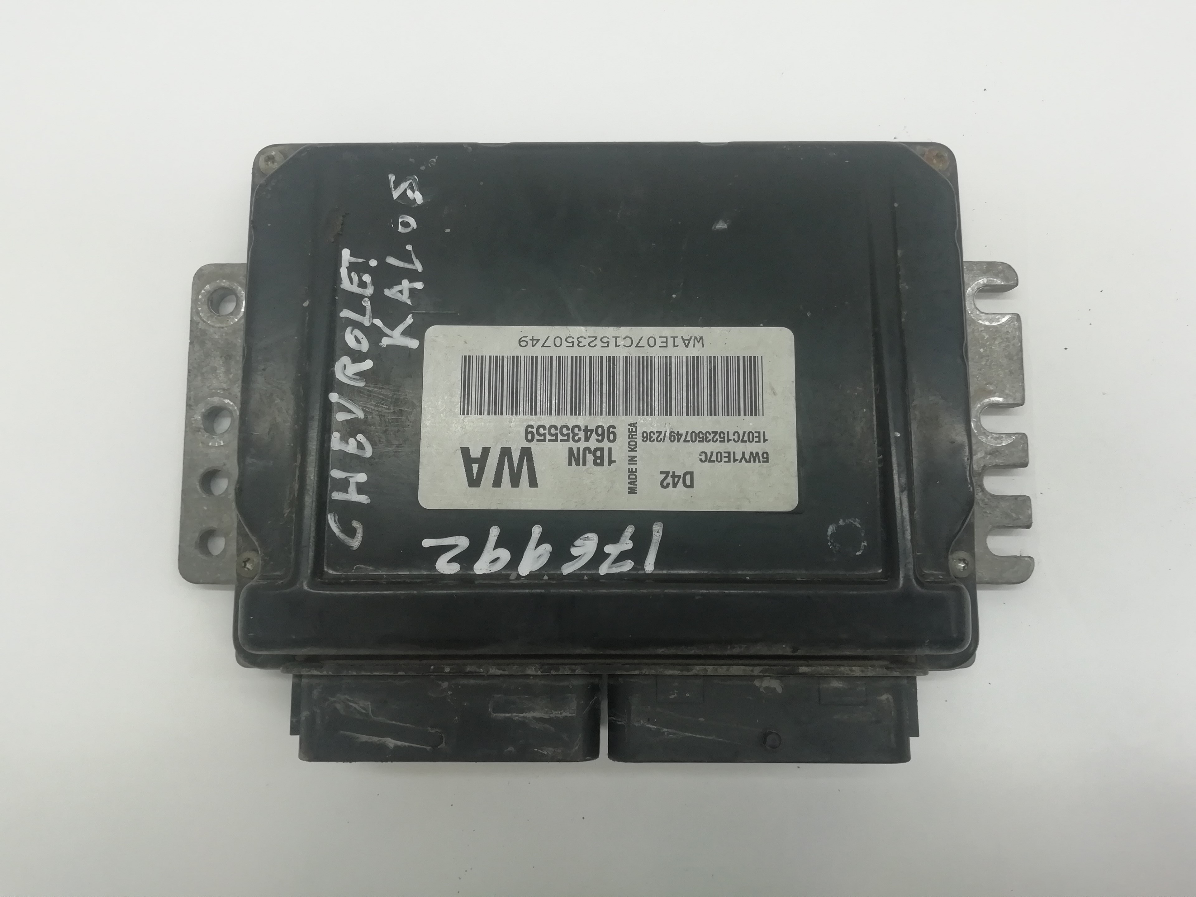 DAEWOO Kalos 1 generation (2002-2020) Calculateur d'unité de commande du moteur 96435559,5WY1E07C 18652545