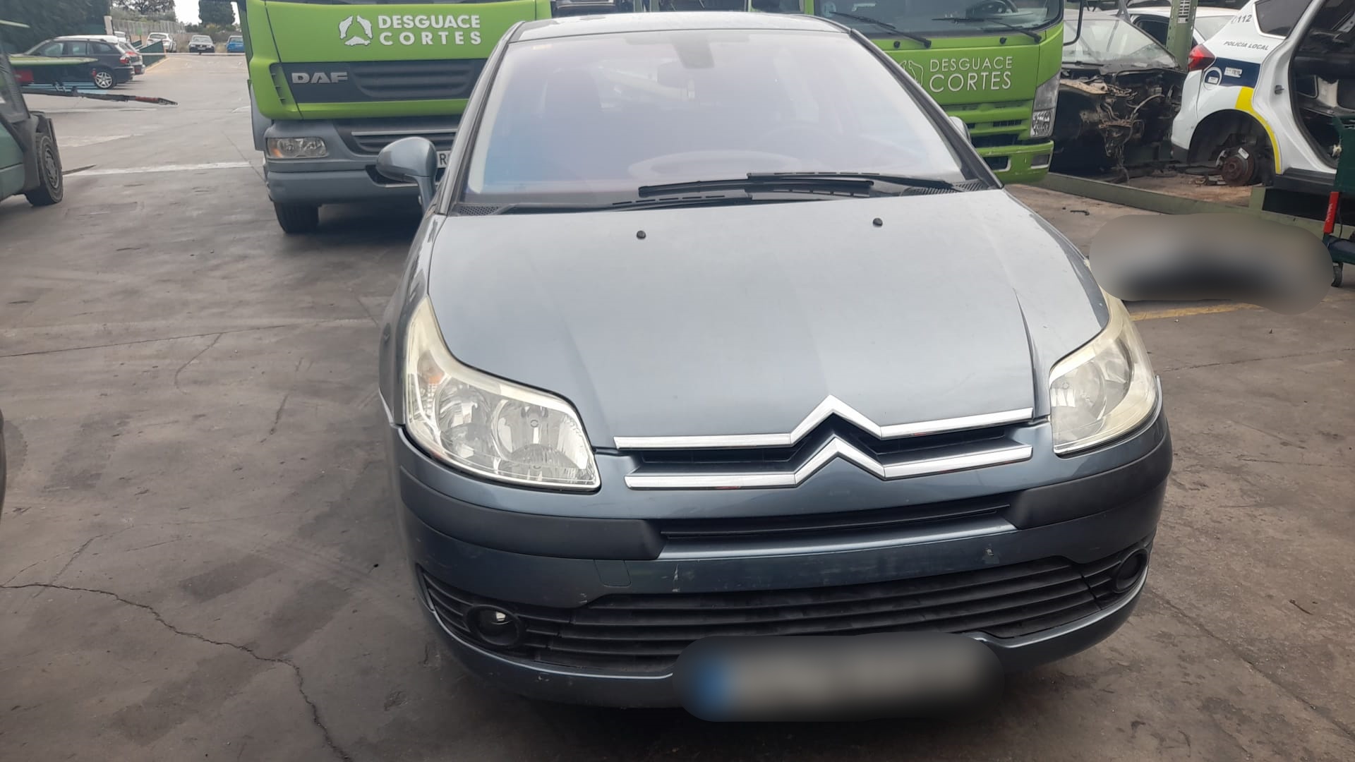 CITROËN C4 1 generation (2004-2011) Priekšējās kreisās durvis 9002W0 25357151