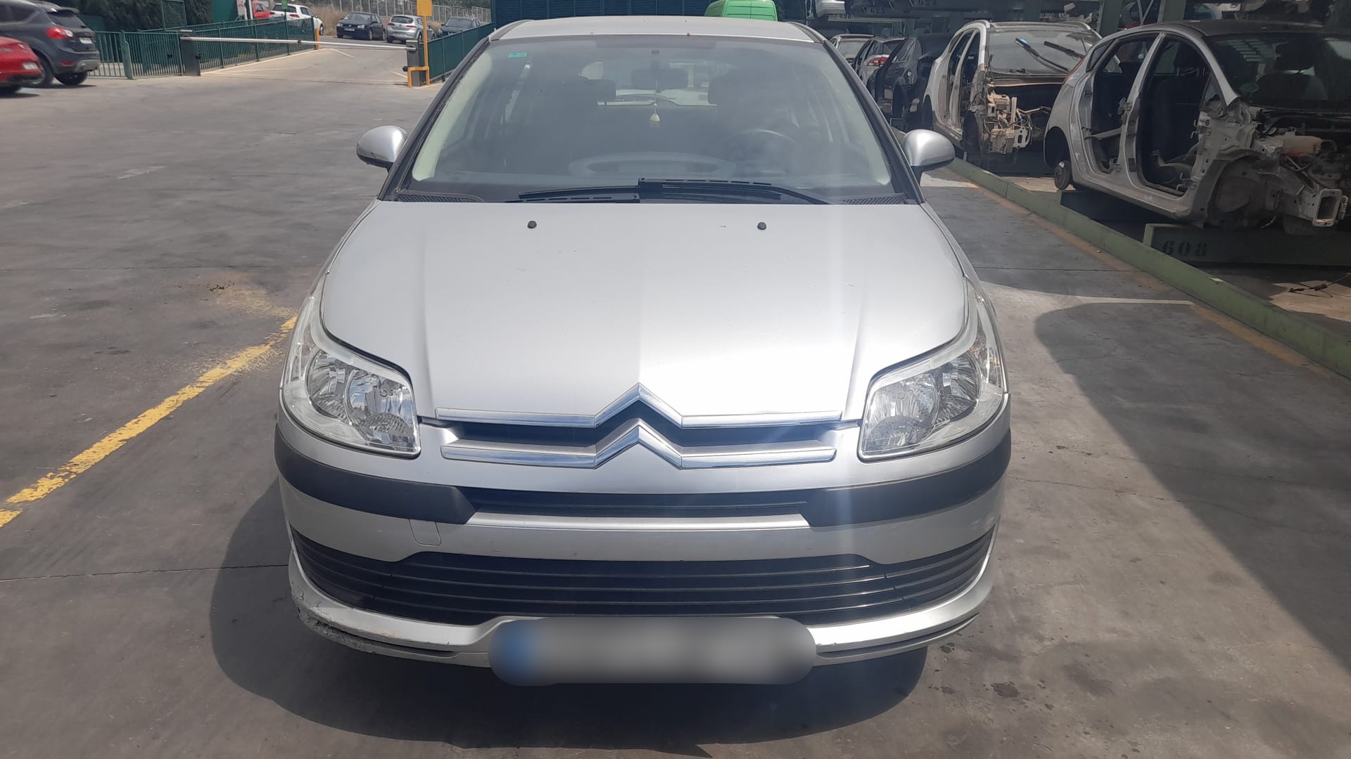 CITROËN C4 1 generation (2004-2011) Левая противотуманка  заднего бампера 6350V0 18581560