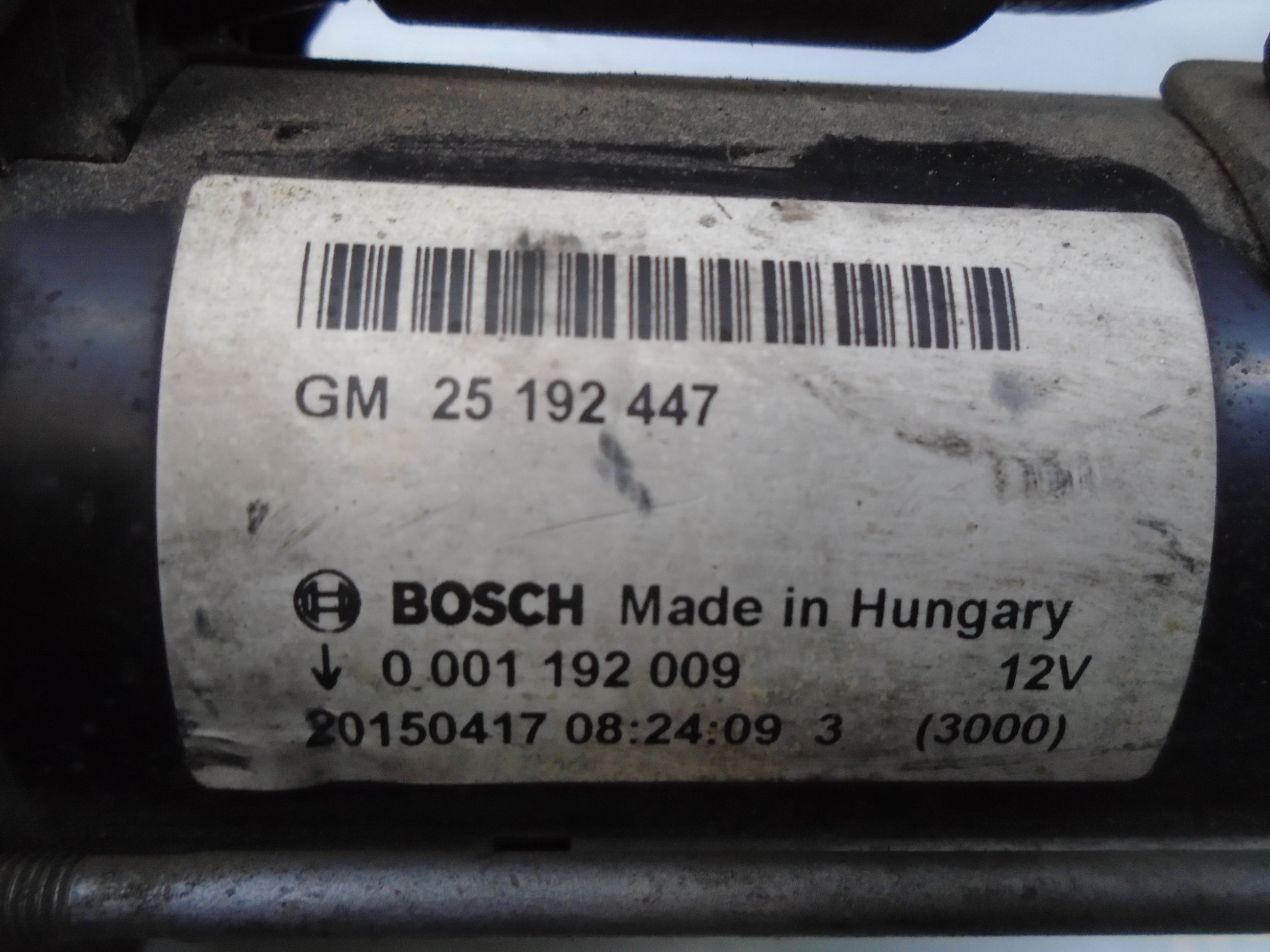 OPEL Corsa D (2006-2020) Starter Motor 55578921 18524495