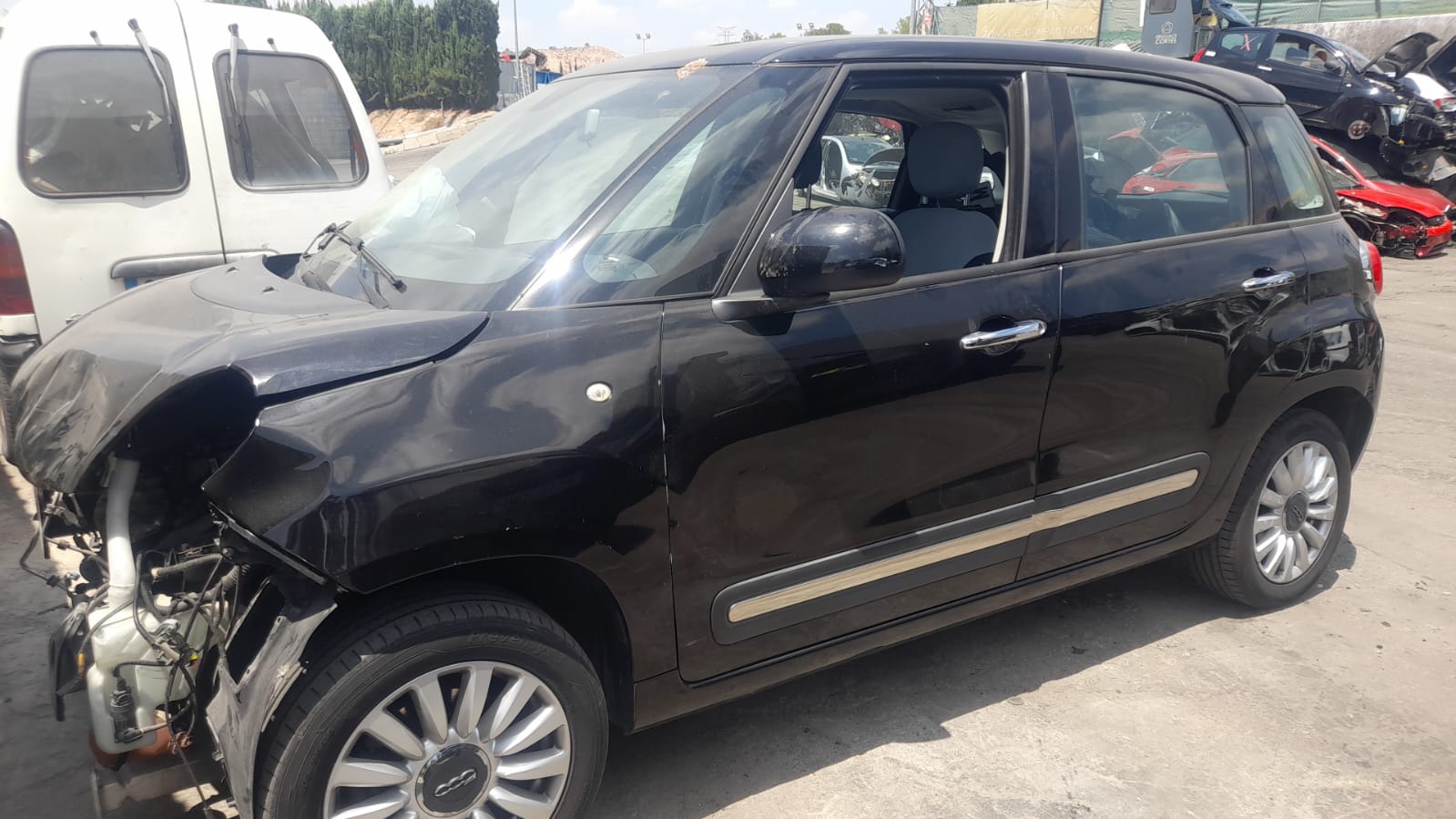 FIAT 500L 1 generation (2012-2024) Левая противотуманка переднего бампера 51858824 25772648