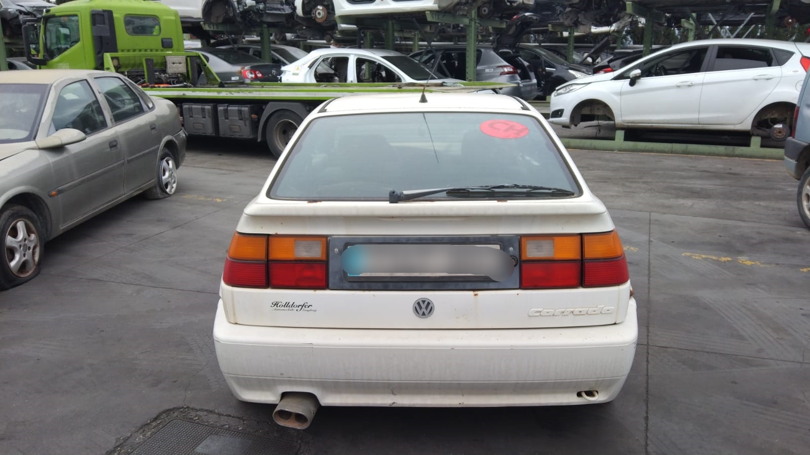 VOLKSWAGEN Corrado 1 generation (1988-1995) Zadní nárazník 535807301GRU 18611386