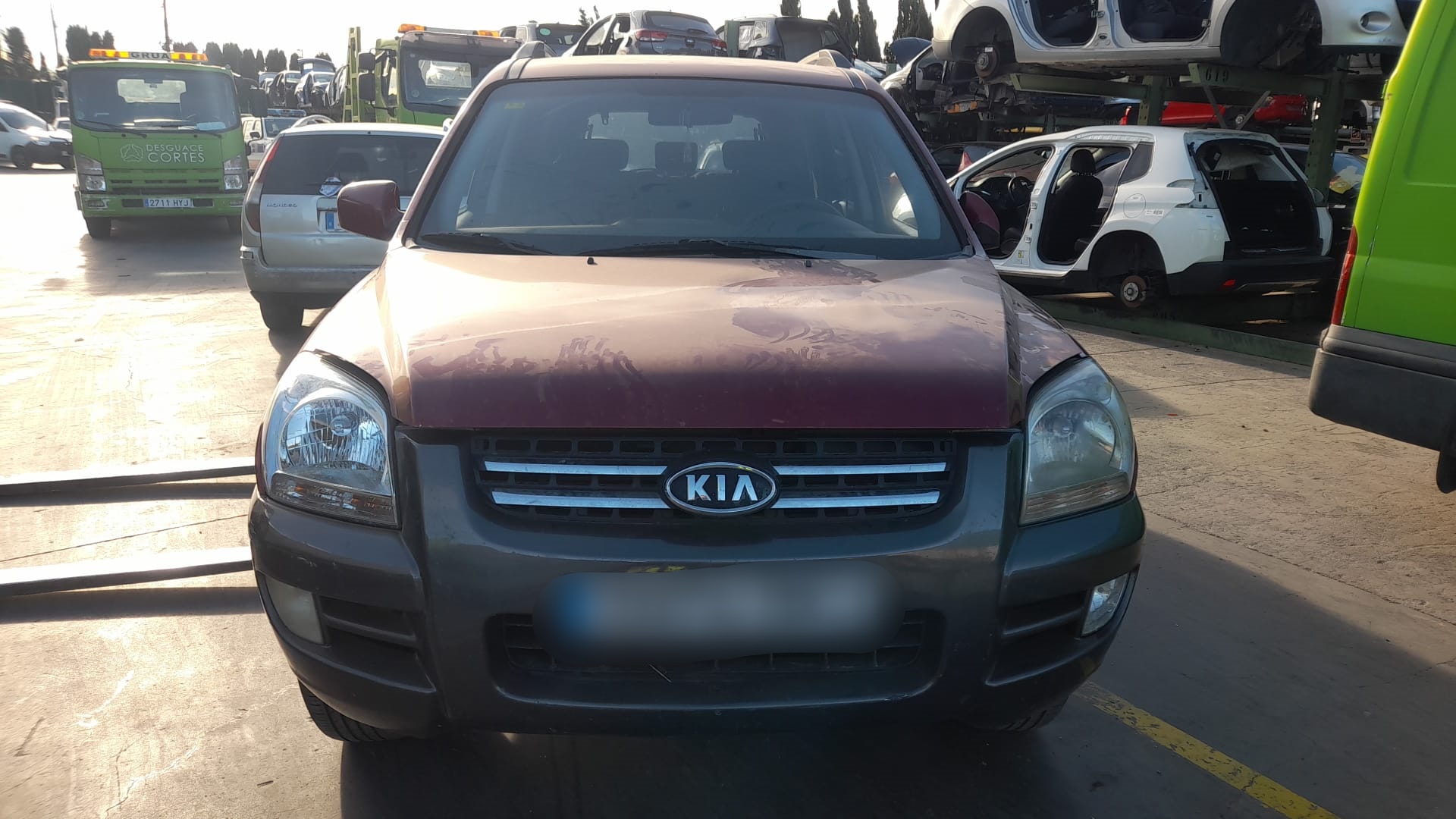 KIA Sportage 2 generation (2004-2010) Передняя правая дверь 760041F050 21813810