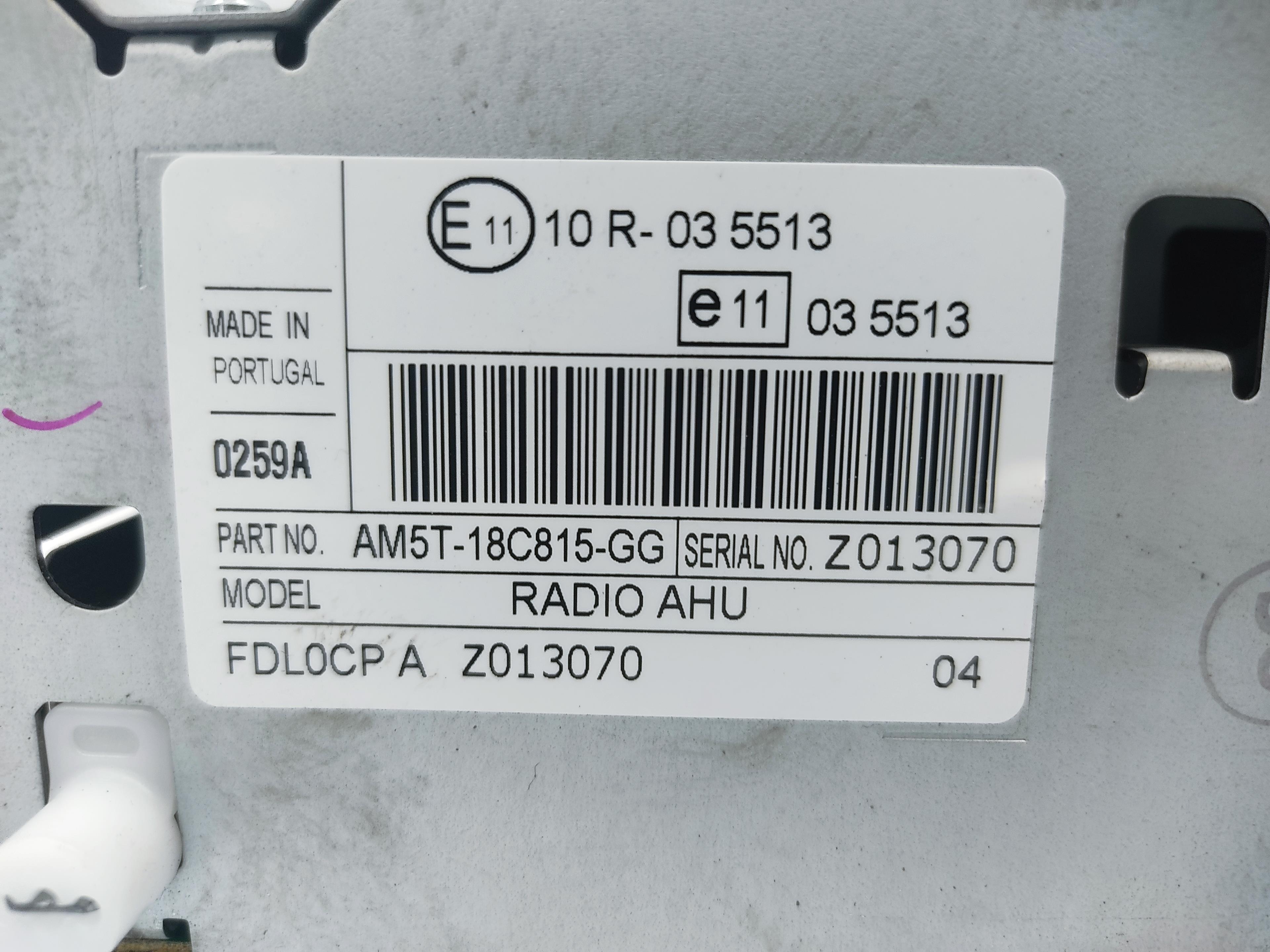 FORD C-Max 2 generation (2010-2019) Автомагнитола без навигации 1859064 25268007