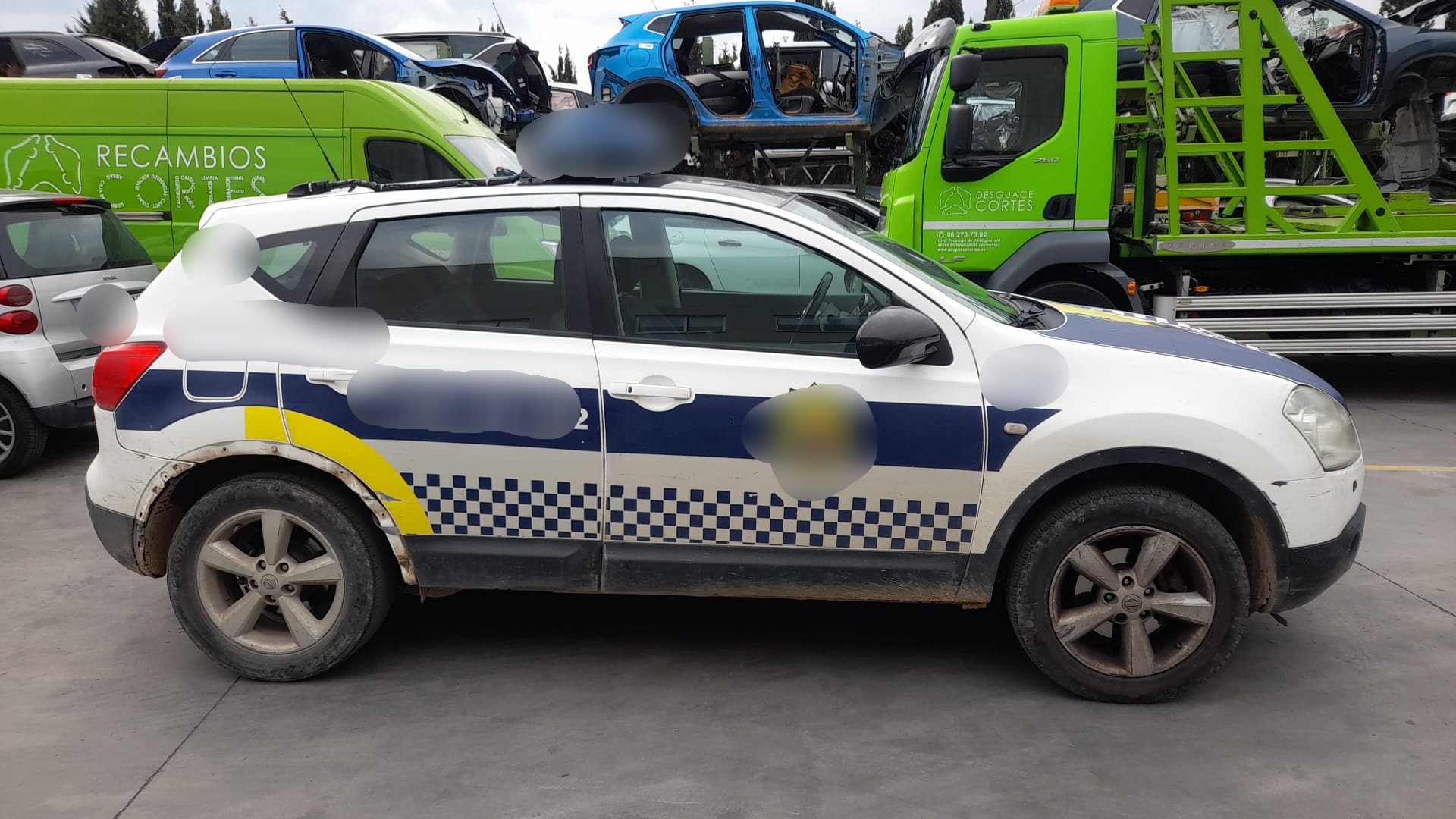 NISSAN Qashqai 1 generation (2007-2014) Far dreapta față 26550JD800 25202197