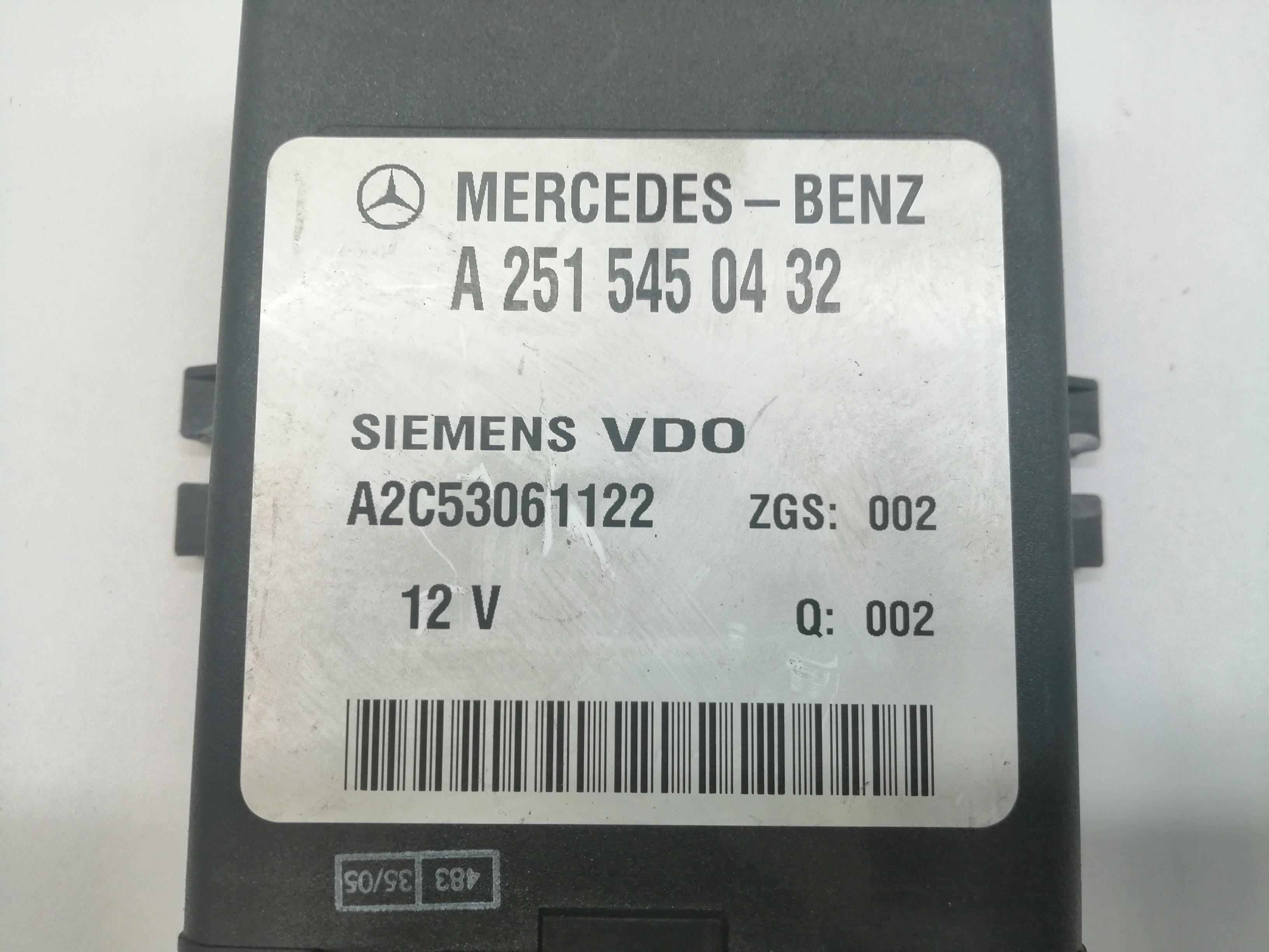 MERCEDES-BENZ R-Class W251 (2005-2017) Suspension control unit A2515450432 24020502