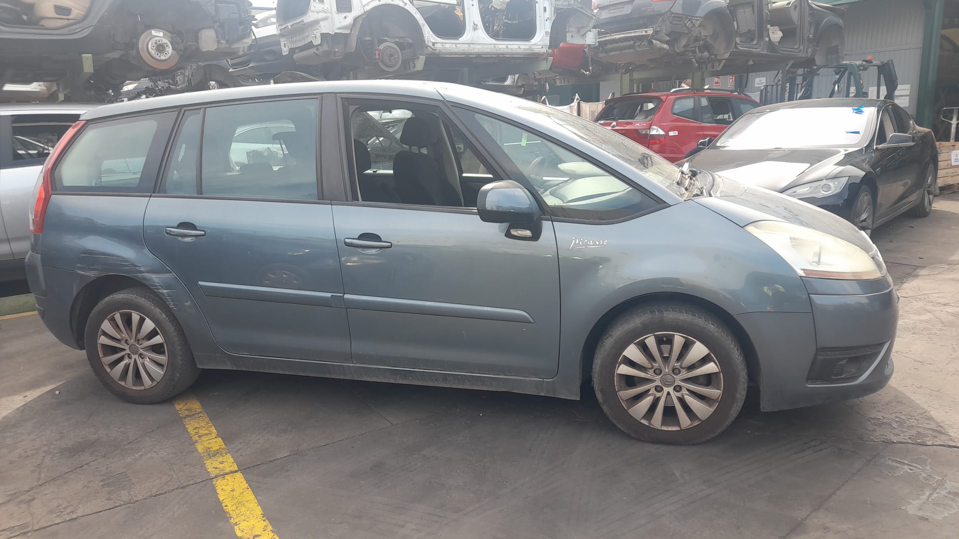 CITROËN C4 Picasso 1 generation (2006-2013) Rear Left Door 9006K4 24652706