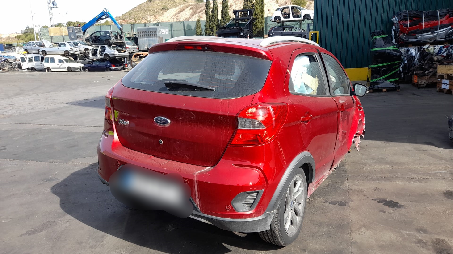 FORD Ka 2 generation (2008-2020) Крышка багажника 2245167 23834192