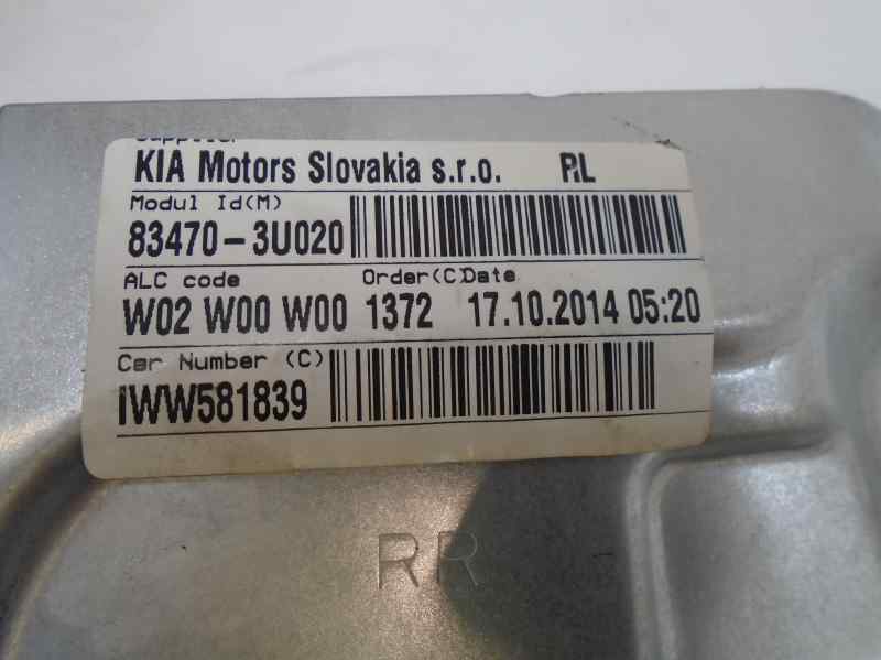 KIA Sportage 3 generation (2010-2015) Galinių kairių durų stiklo pakelėjas 834703U020 18485168