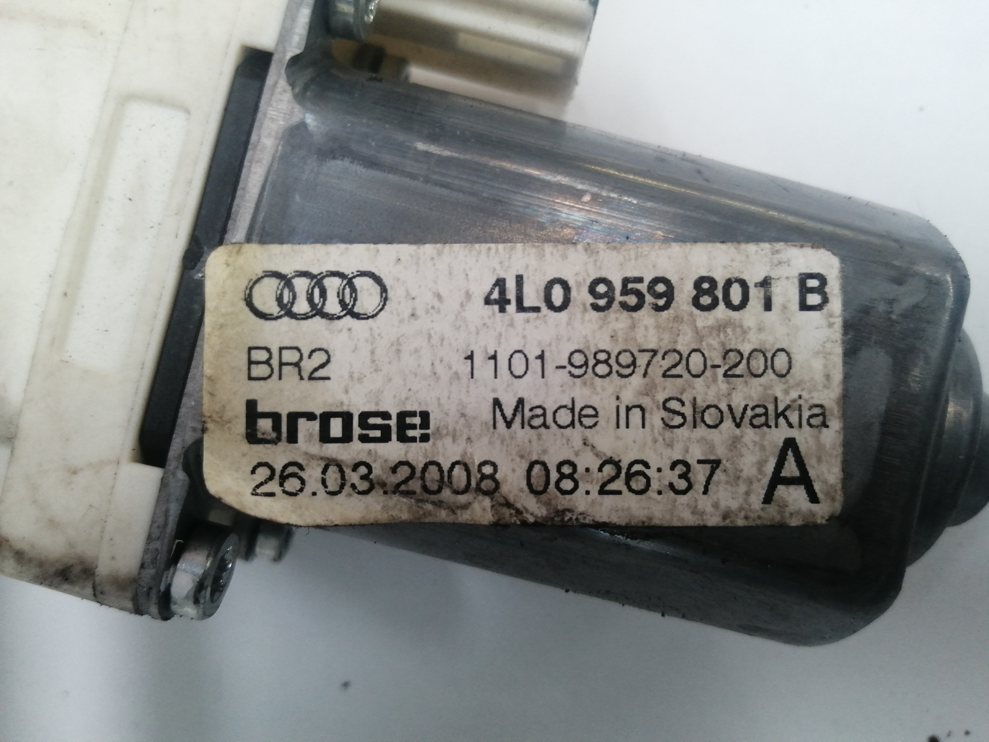 AUDI Q7 4L (2005-2015) Front Left Door Window Regulator 4L0837461A 18607264