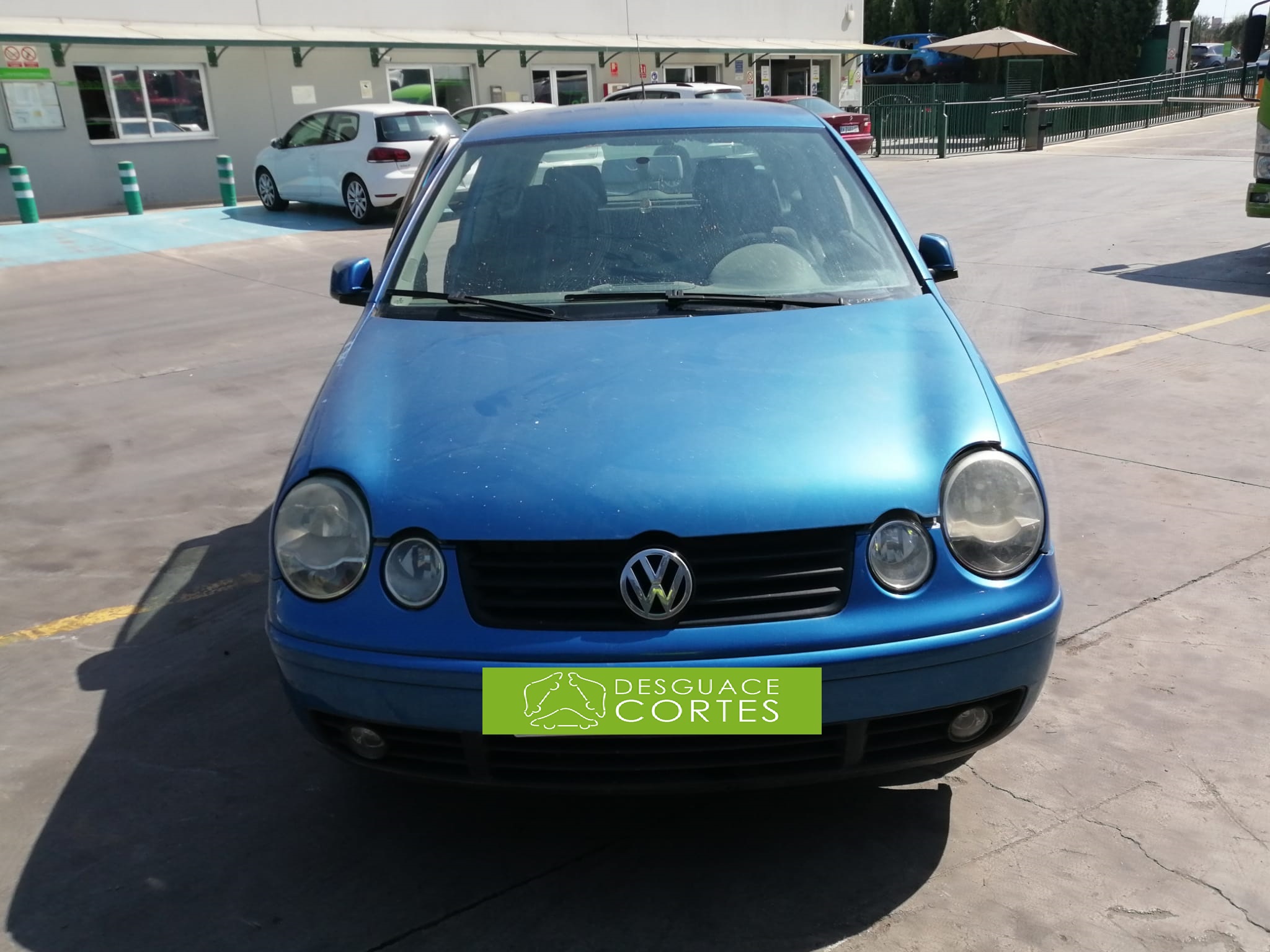 VOLKSWAGEN Polo 4 generation (2001-2009) Priekšējās kreisās durvis 6Q3831055K 18632747