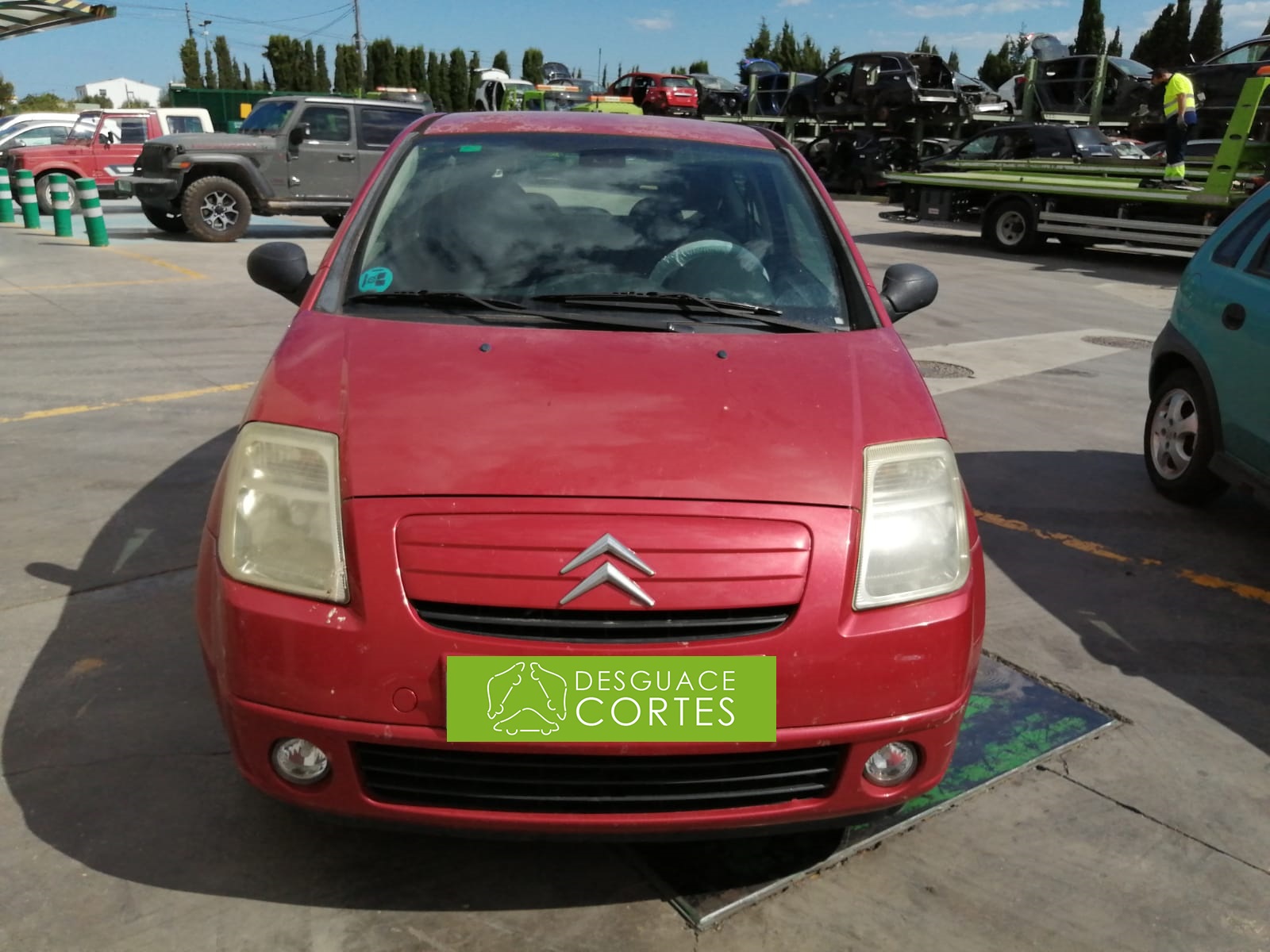 CITROËN C2 1 generation (2003-2009) Передняя правая дверь 9004T0 18505469