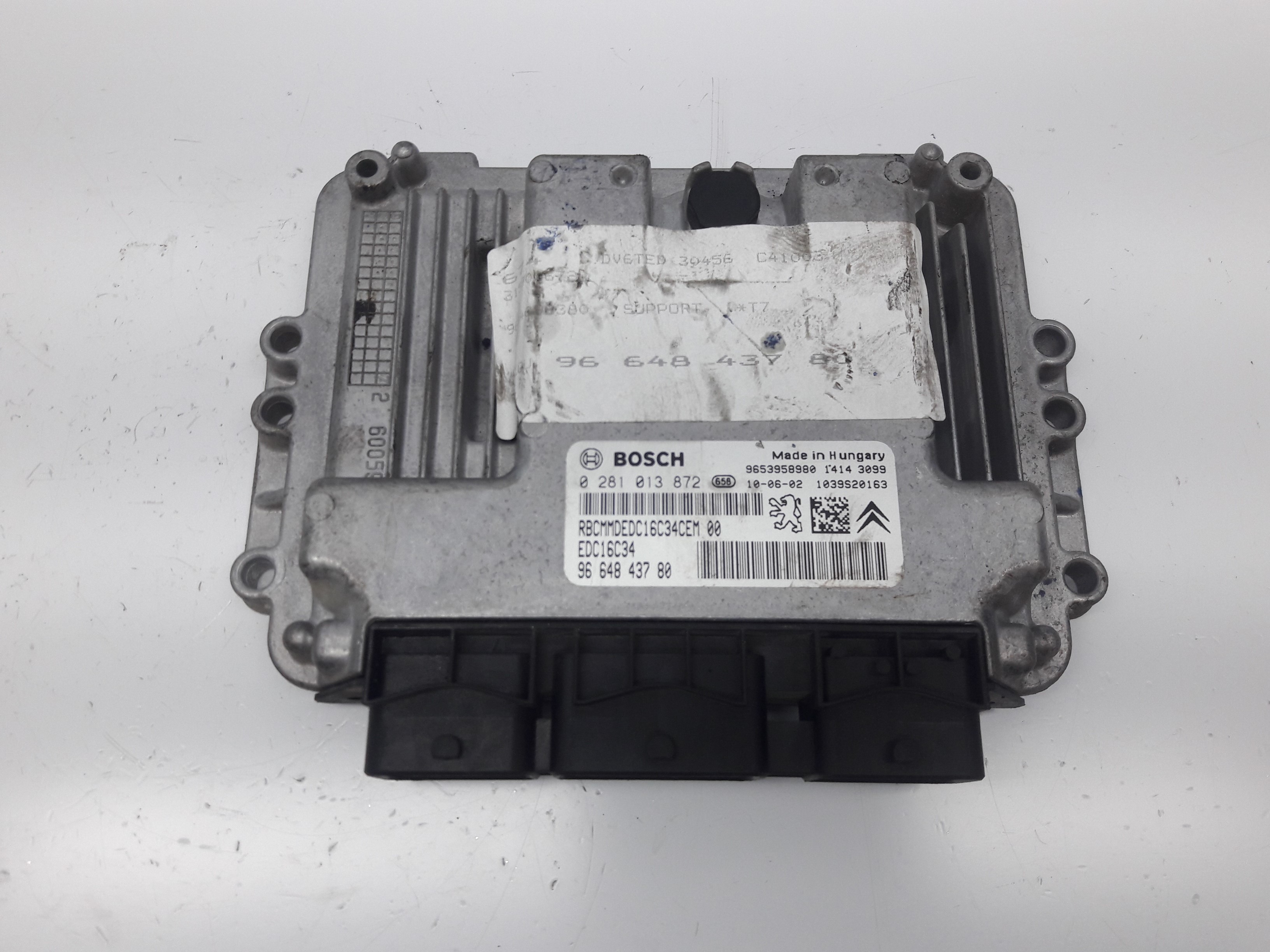 CITROËN C4 Picasso 1 generation (2006-2013) Unitate de control motor 0281013872, 9664843780 18606411