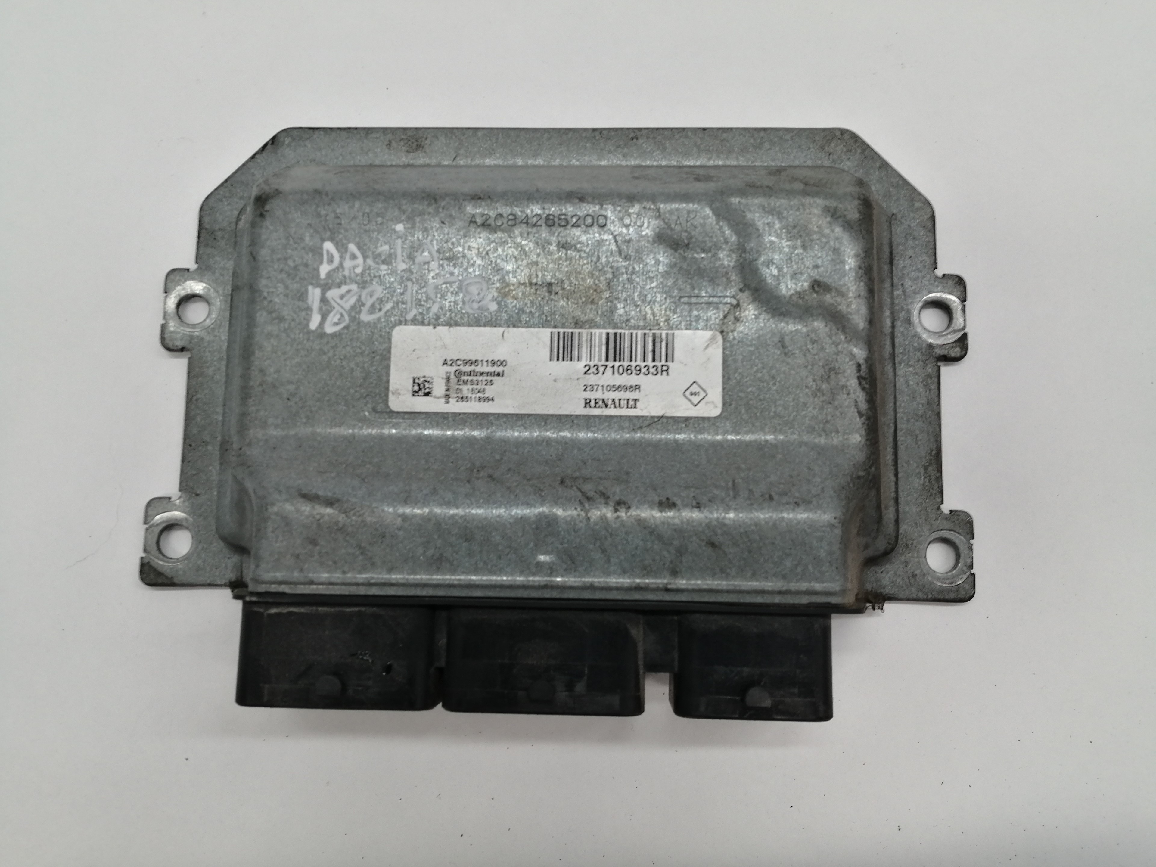 DACIA Lodgy 1 generation (2013-2024) Moottorin ohjausyksikkö ECU 237106933R 25062849