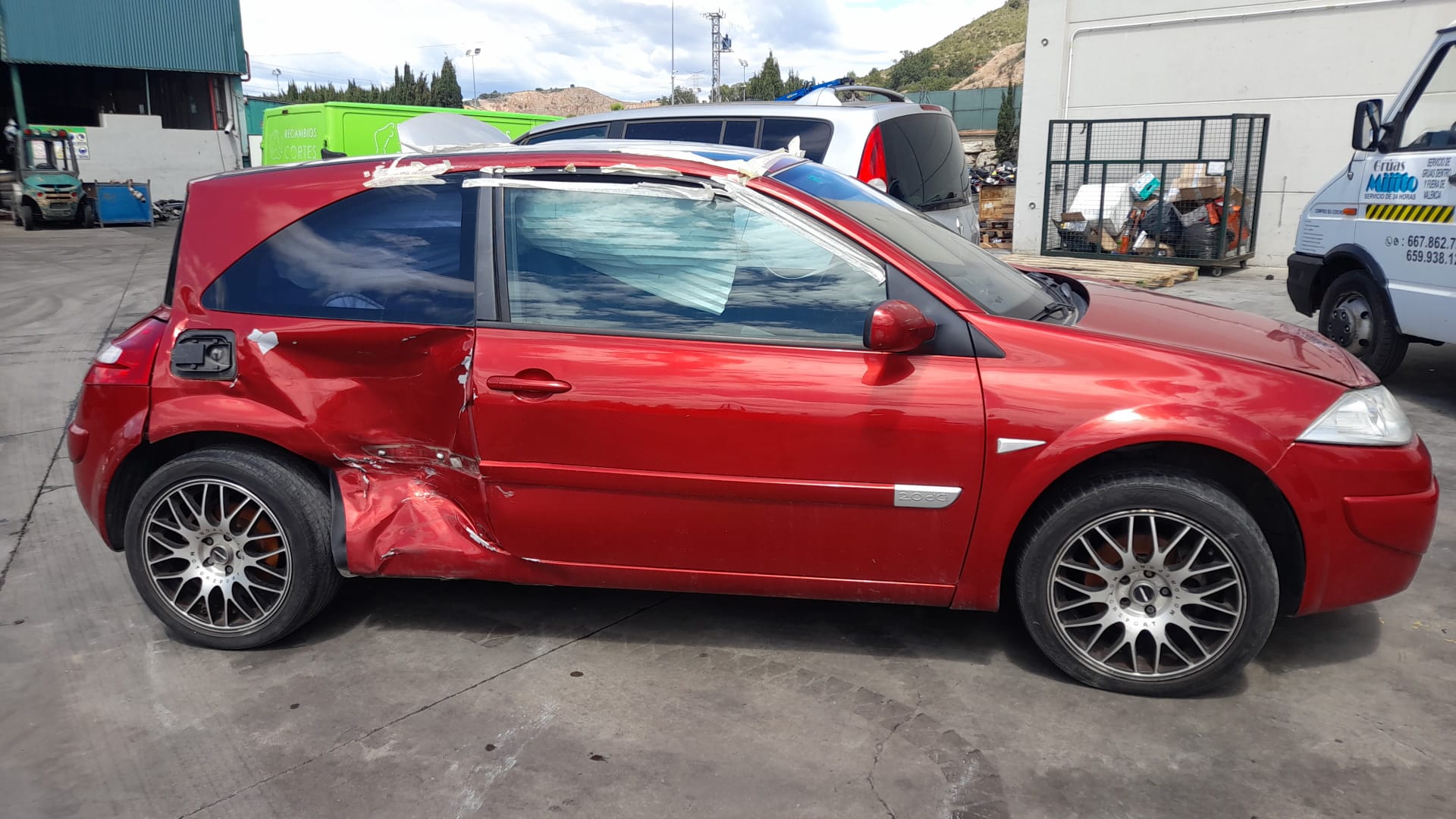 RENAULT Megane 2 generation (2002-2012) Aizmugurējais buferis 7701474486 18544905