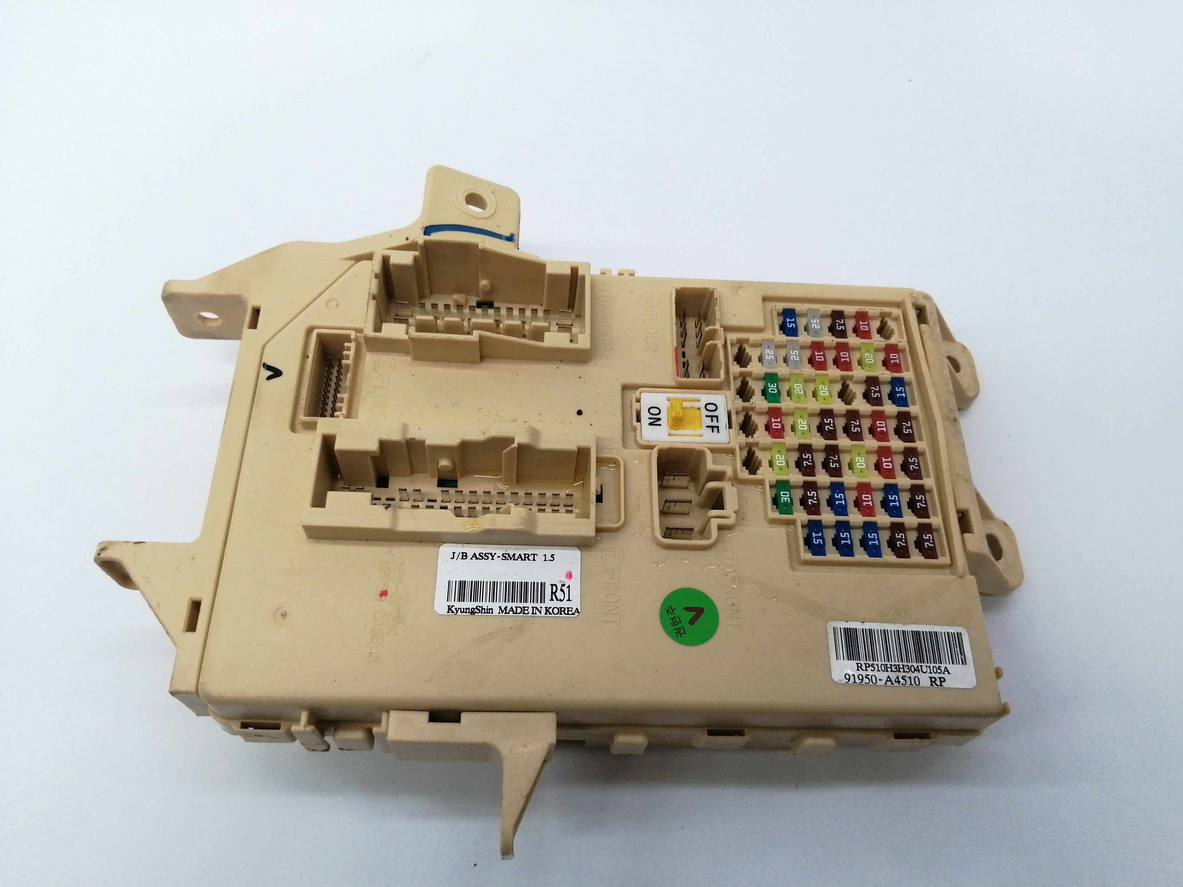 KIA Carens 3 generation (RP) (2013-2019) Fuse Box 91950A4510,91950A4510 20977152