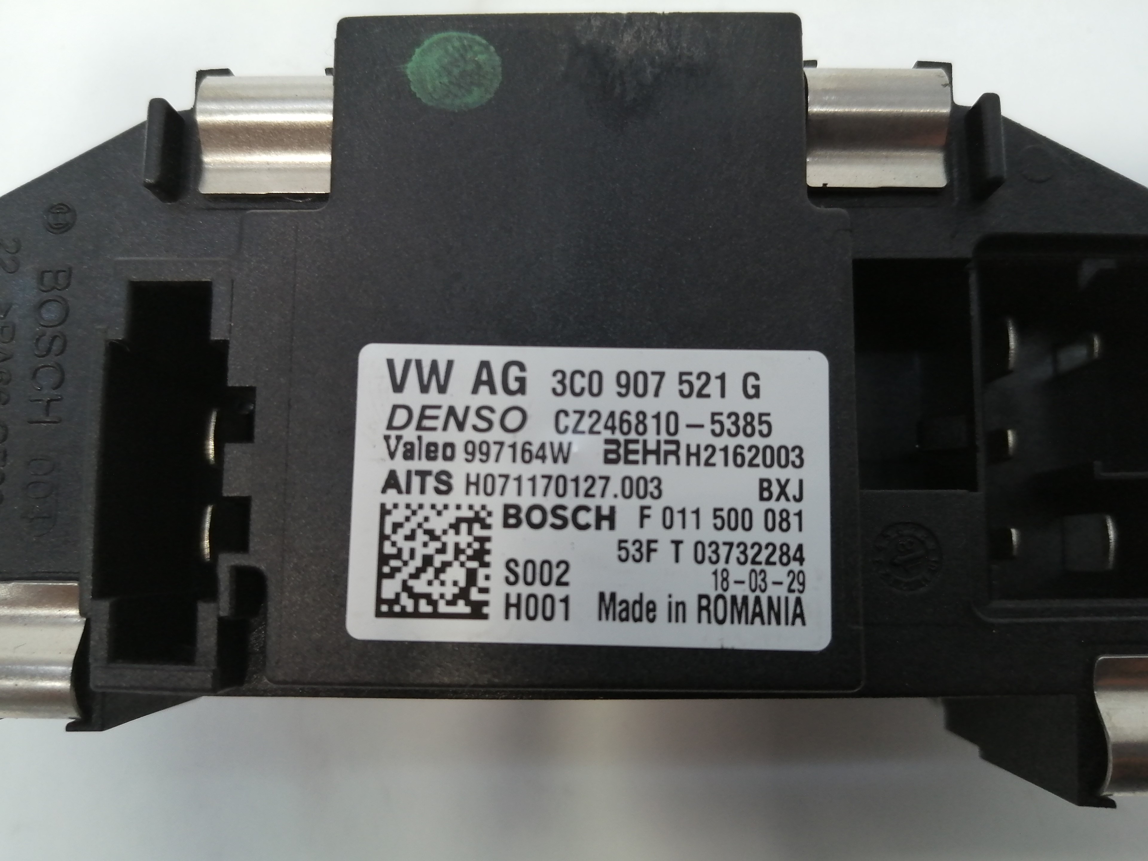 AUDI Q3 8U (2011-2020) Interior Heater Resistor 3C0907521G 21646717