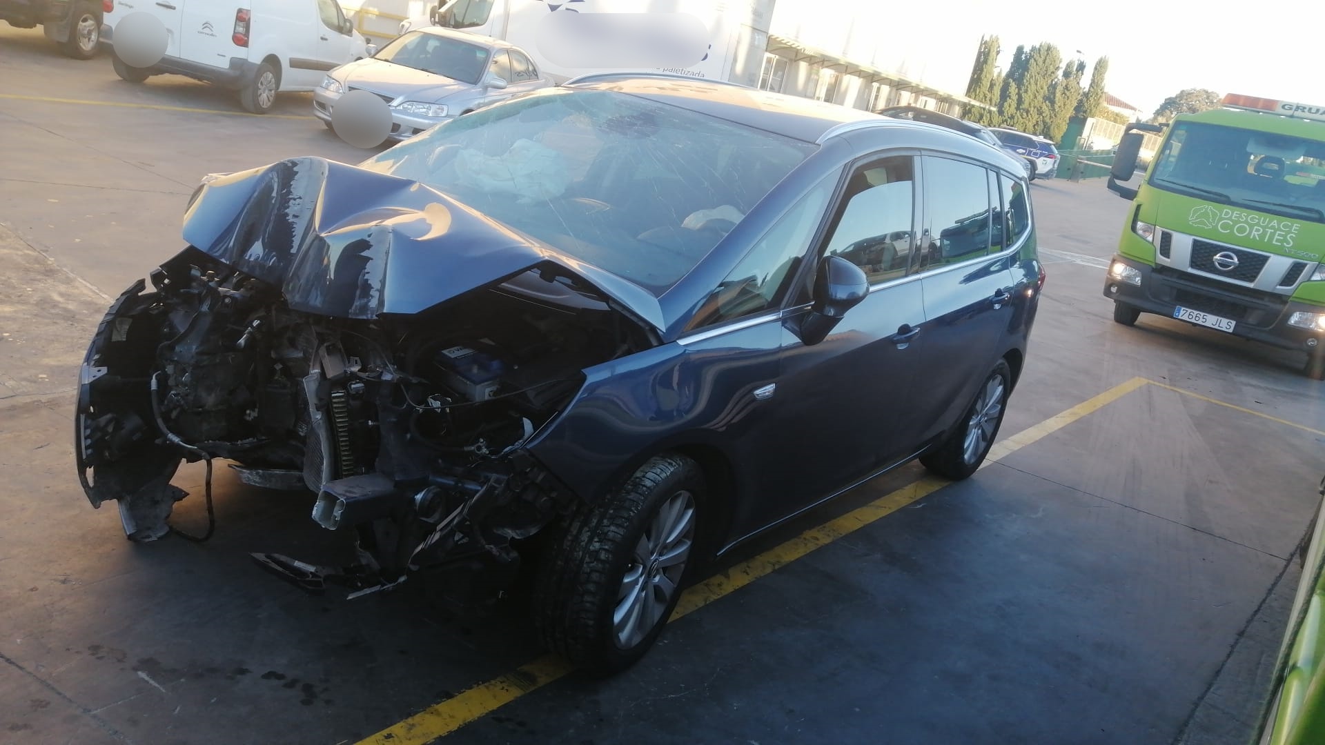 OPEL Zafira C (2012-2016) Priekšējo kreiso durvju slēdzene 13579522 18590742