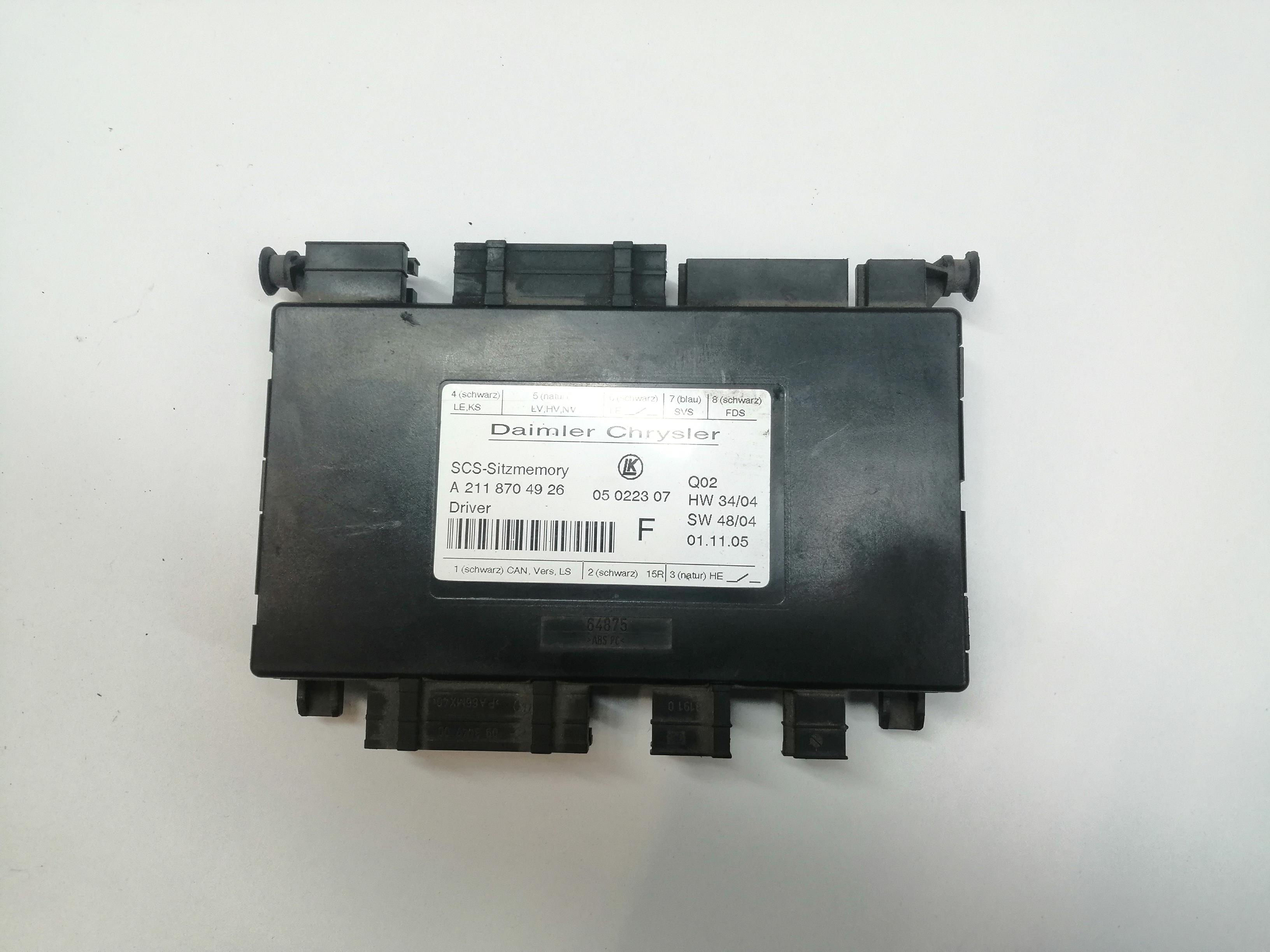 CHEVROLET R-Class W251 (2005-2017) Comfort Control Unit A2118704926 24020477