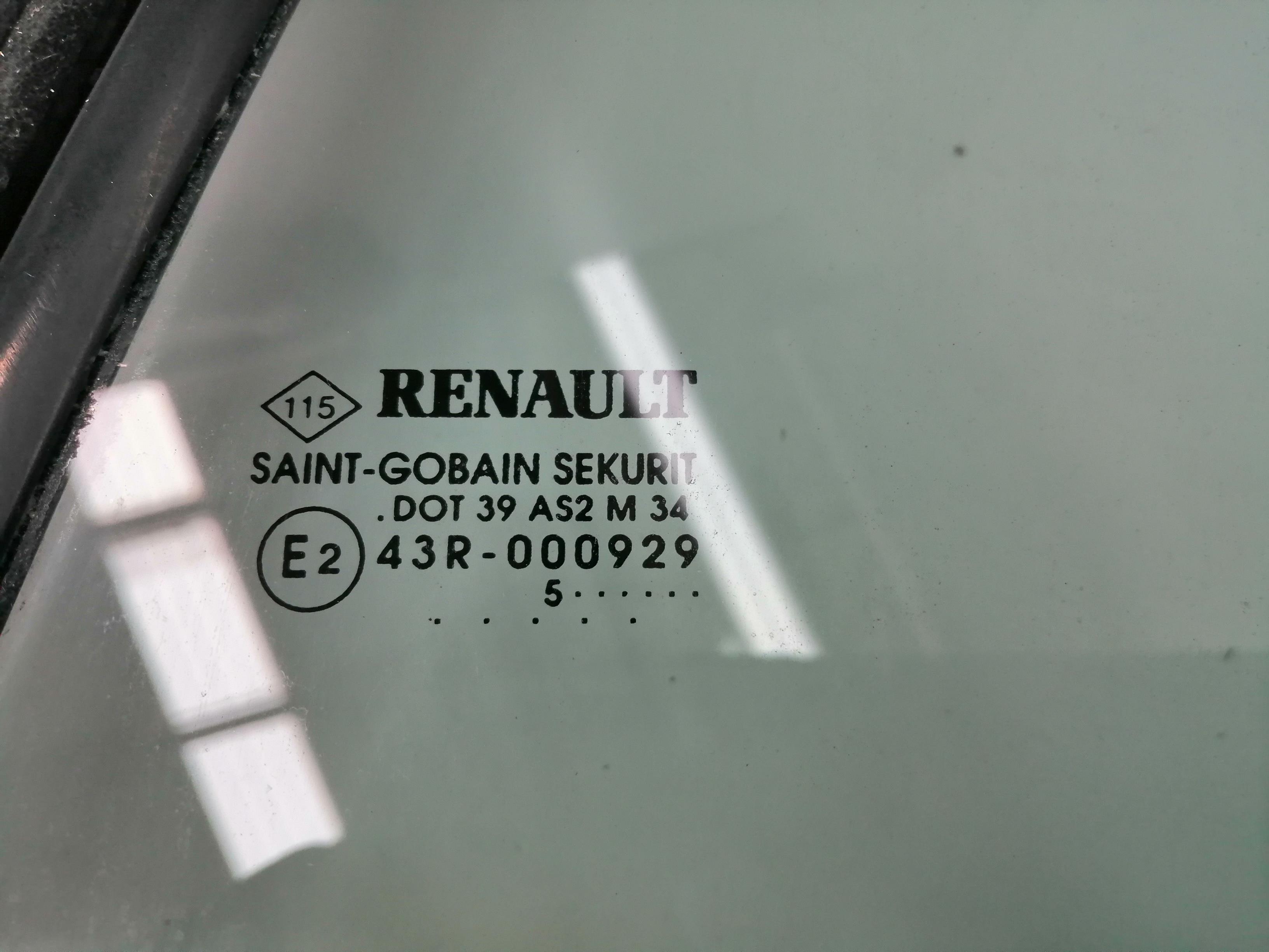 RENAULT Megane 3 generation (2008-2020) Aizmugurējais kreisais durvju stikls 43R000929 23985575