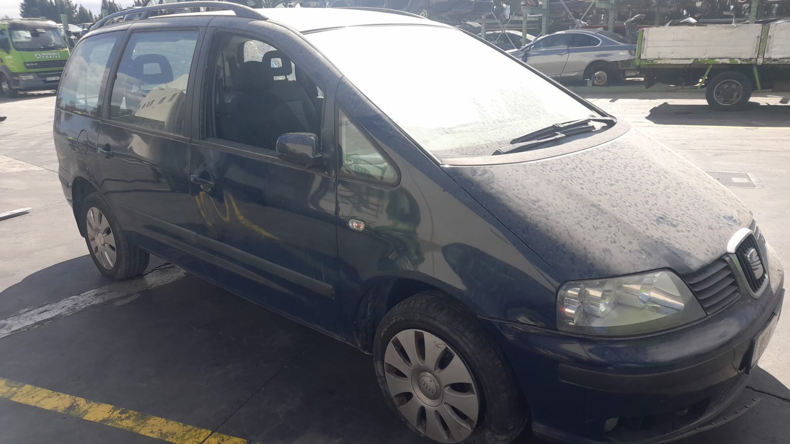 SEAT Alhambra 1 generation (1996-2010) Стеклоподъемник передней правой двери 7M0837462 25685791