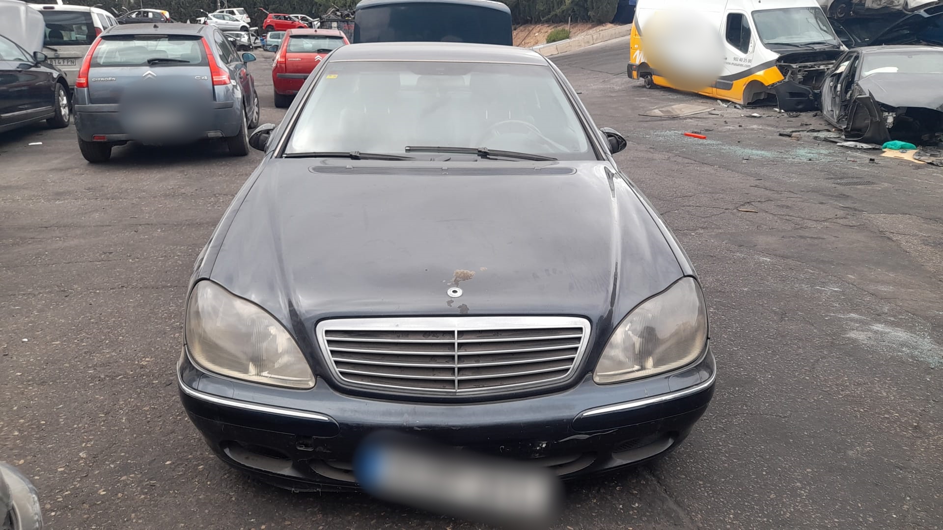 MERCEDES-BENZ S-Class W220 (1998-2005) Bakre støtfanger A2208800140 25195985