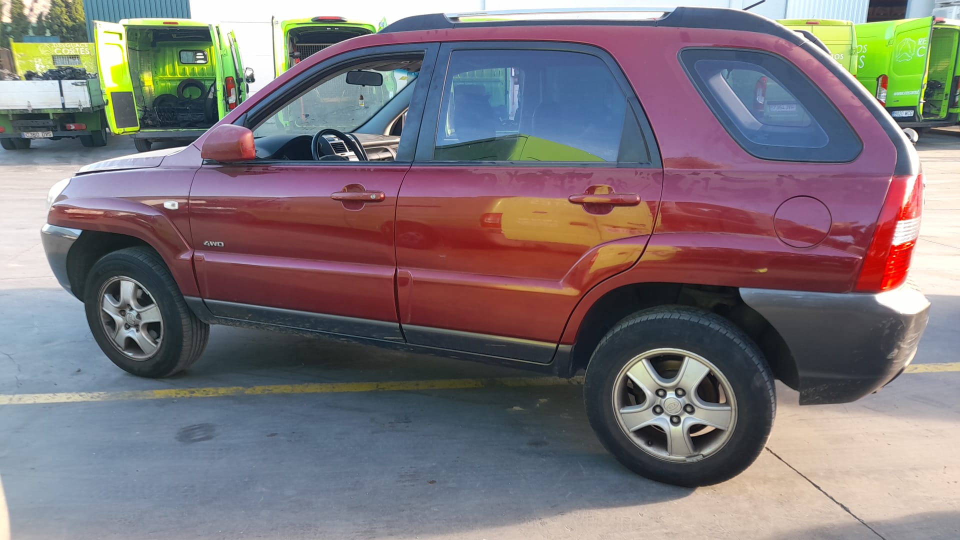 KIA Sportage 2 generation (2004-2010) Forreste højre dør 760041F050 21813810