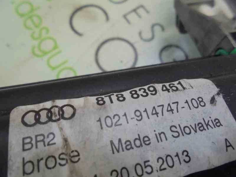 AUDI A4 B8/8K (2011-2016) Aizmugurējo kreiso durvju logu pacēlājs 8T0959802B 18342066