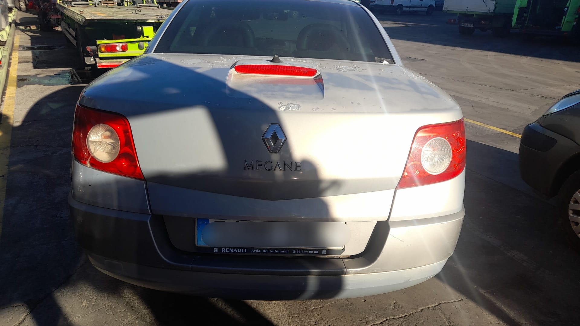 RENAULT Megane 2 generation (2002-2012) Aizmugurējais labais lukturis 8200142687 18598140