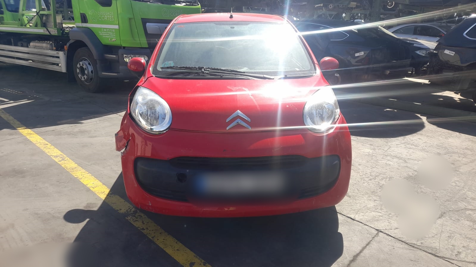 CITROËN C1 1 generation (2005-2016) Priekinių dešinių durų veidrodis 8149XW 25917927