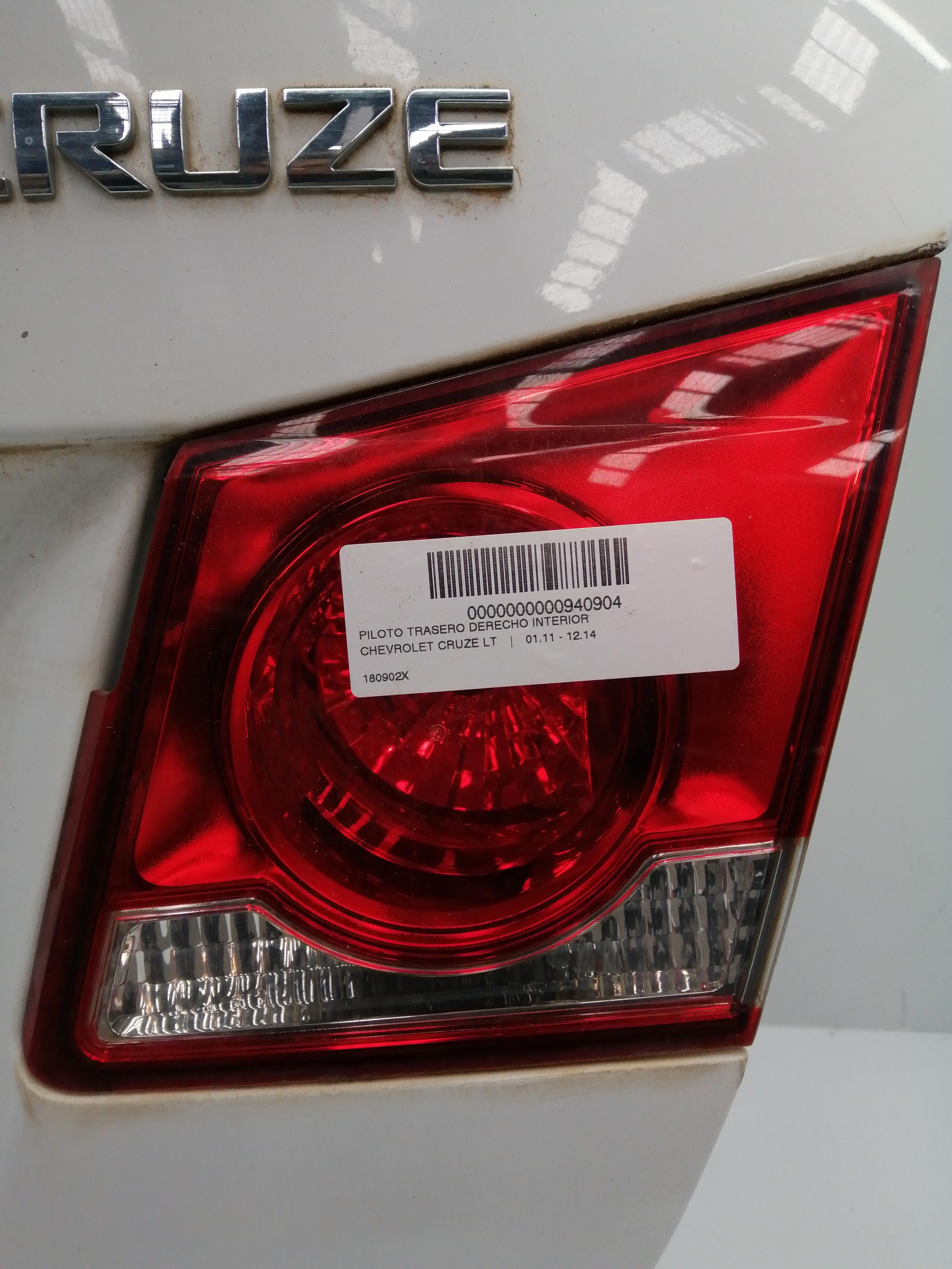 CHEVROLET Cruze 1 generation (2009-2015) Rear Right Taillight Lamp 95130773 25177901