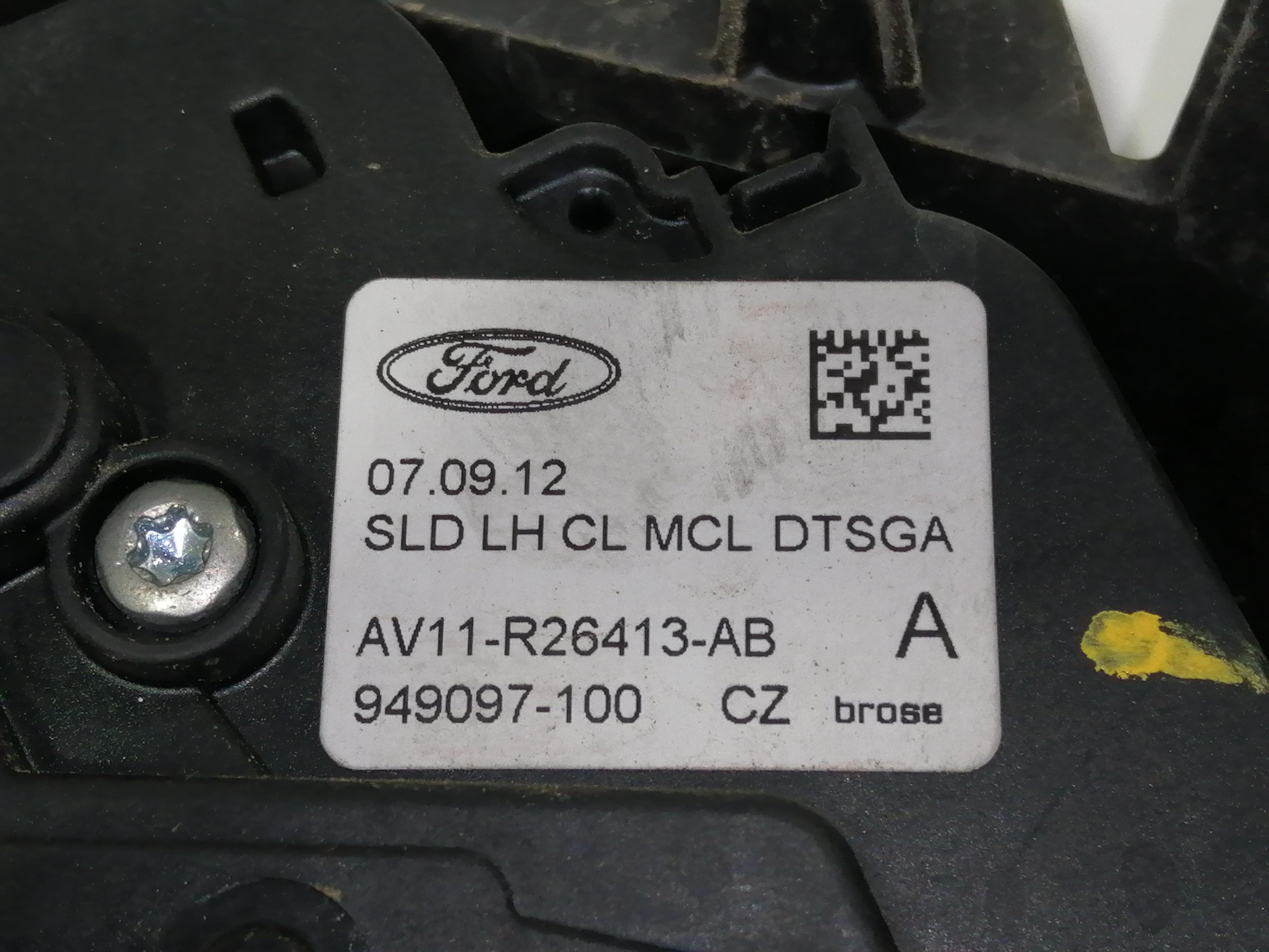 FORD B-MAX 1 generation (2012-2018) Bakre venstre dørlås 1846625 25114579