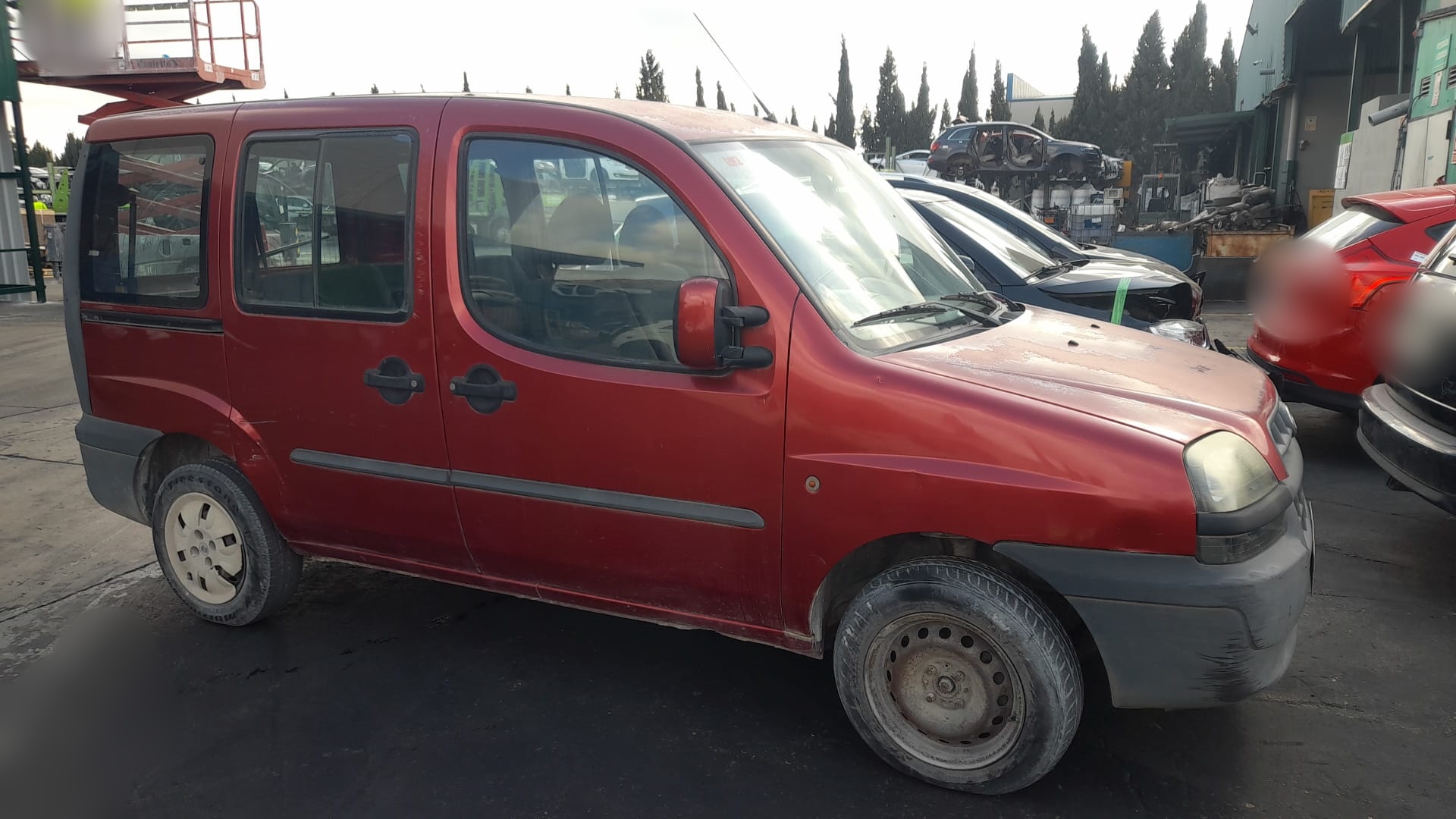 FIAT Doblo 1 generation (2001-2017) Kreisās puses bīdāmās durvis 51934381 23652166