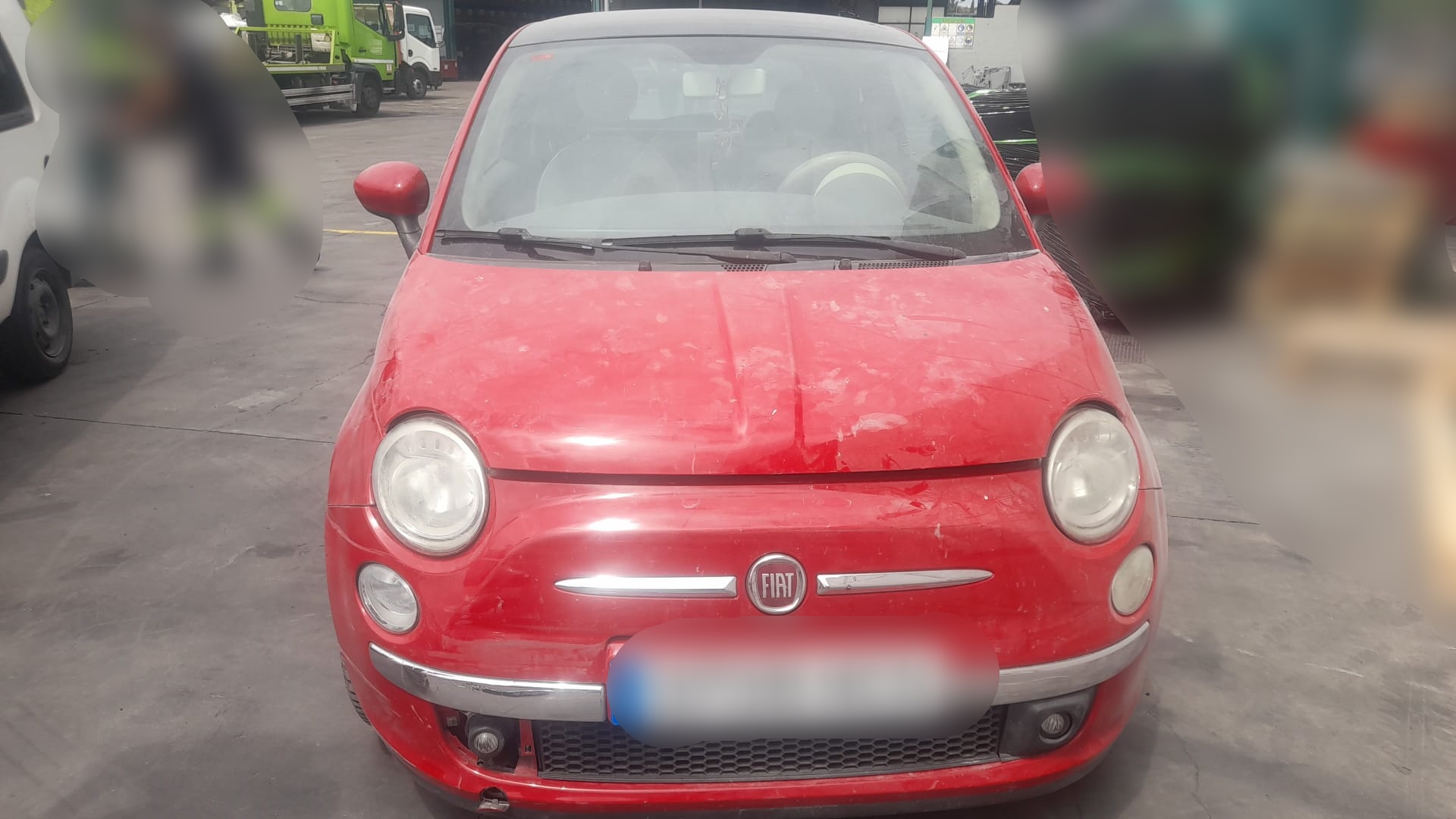 FIAT 500 2 generation (2008-2024) Right Side Roof Airbag SRS 52230685 25197140