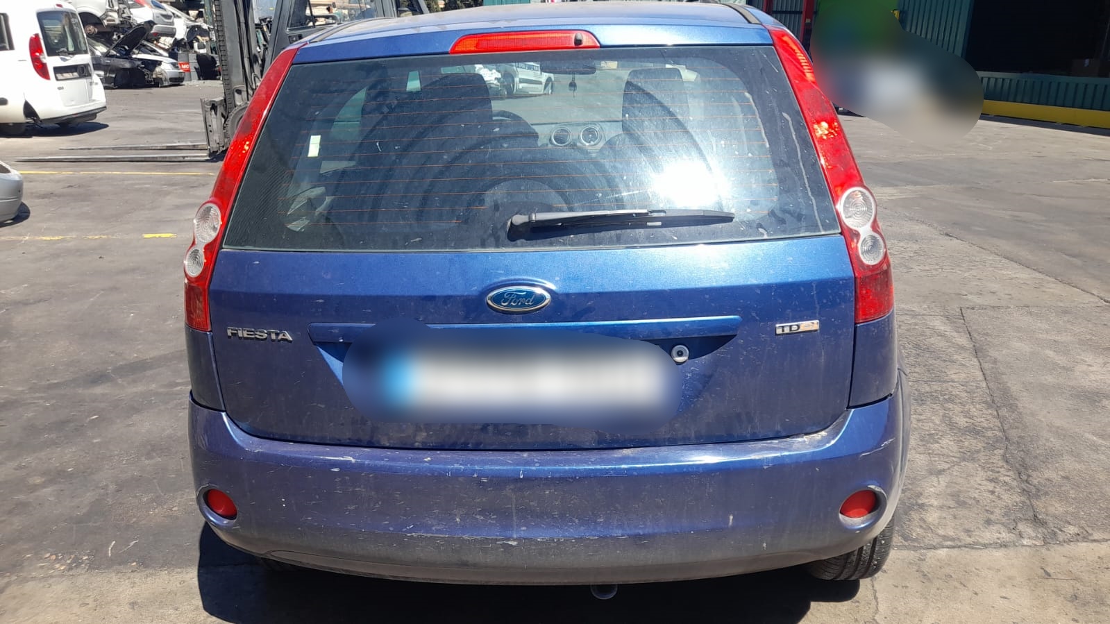 FORD Fiesta 5 generation (2001-2010) Hátsó lökhárító 1375906 25229281