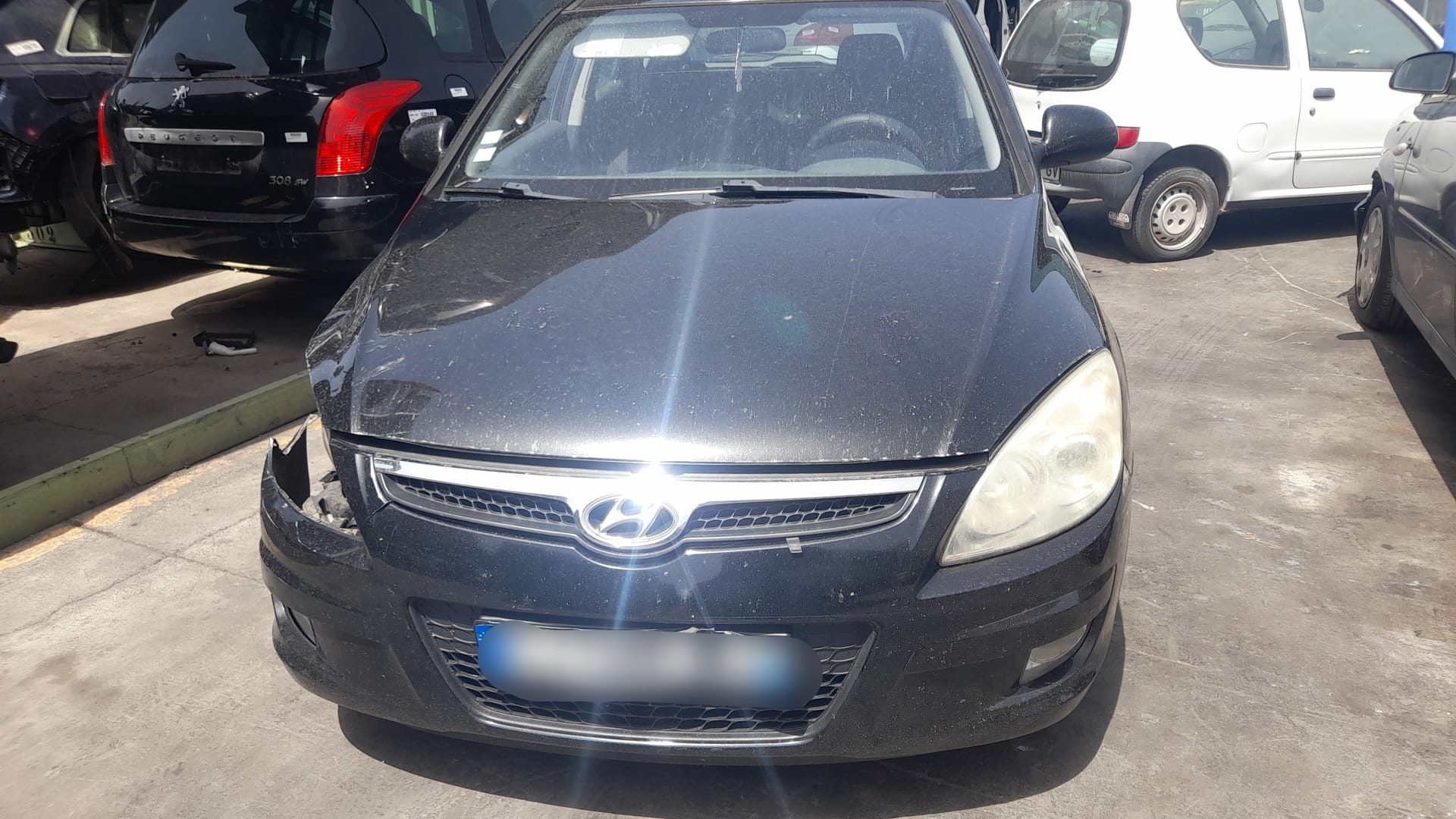 HYUNDAI i30 FD (1 generation) (2007-2012) Vasemman takaoven ikkunannostin 834712L010 18610661