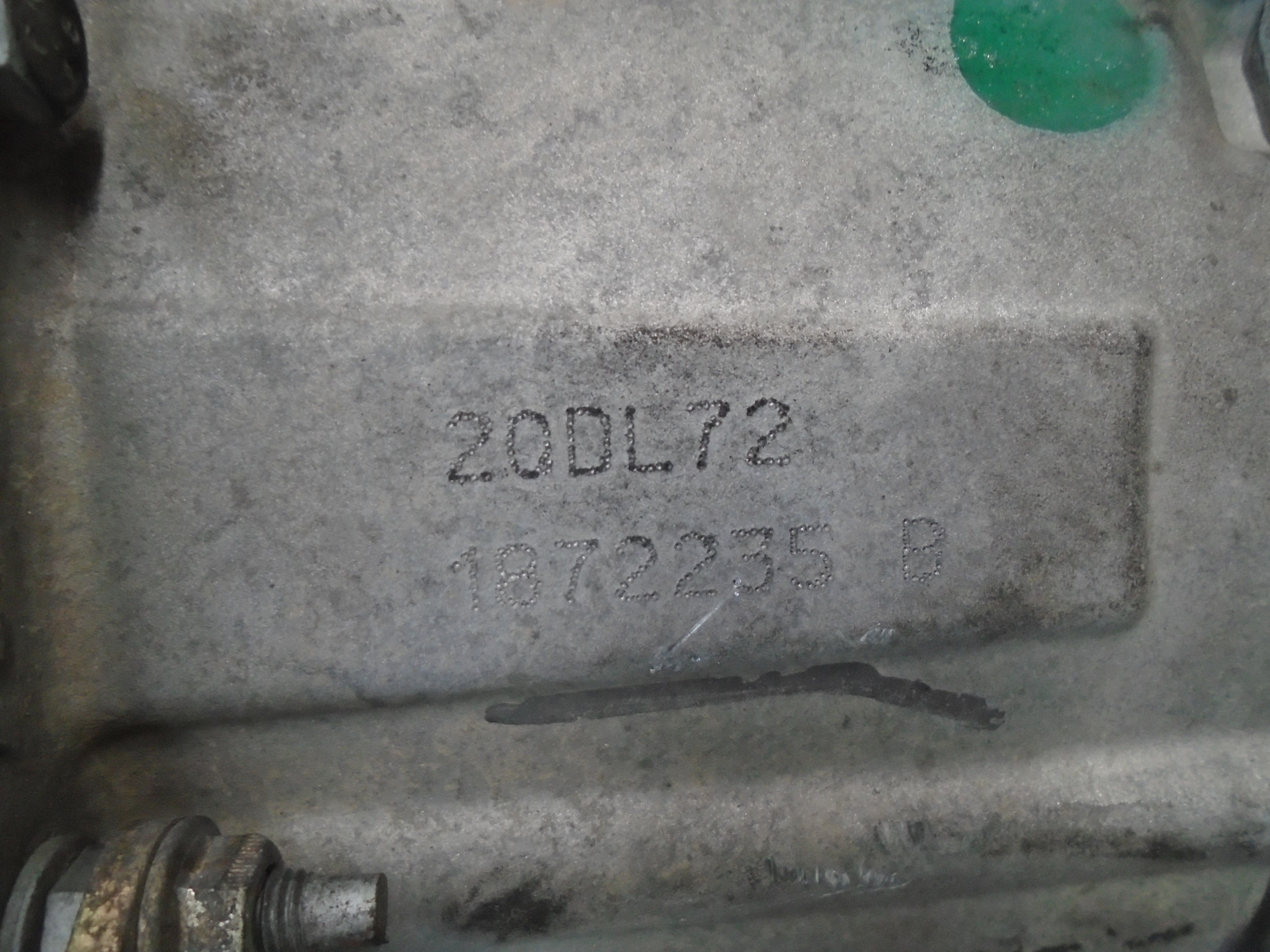 PEUGEOT 206 1 generation (1998-2009) Gearbox 20DL72 18523753