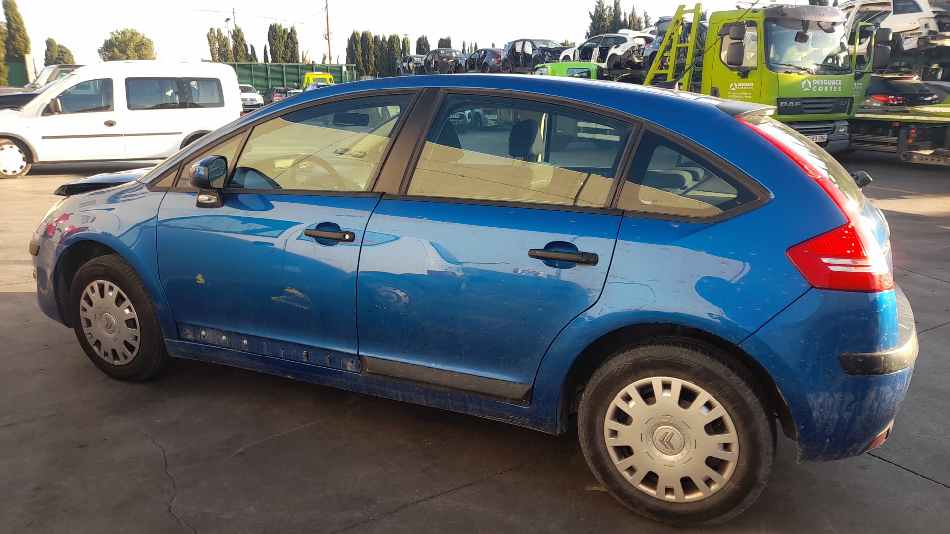 CITROËN C4 1 generation (2004-2011) Galinis dešinys žibintas 6351T8 25186222