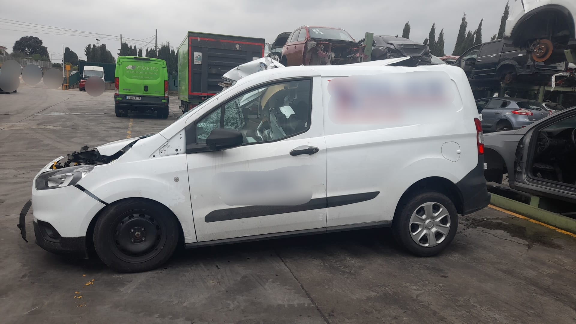 FORD Tourneo Courier 1 generation (2014-2024) Front venstre dør utvendig håndtak 1767138 18547032